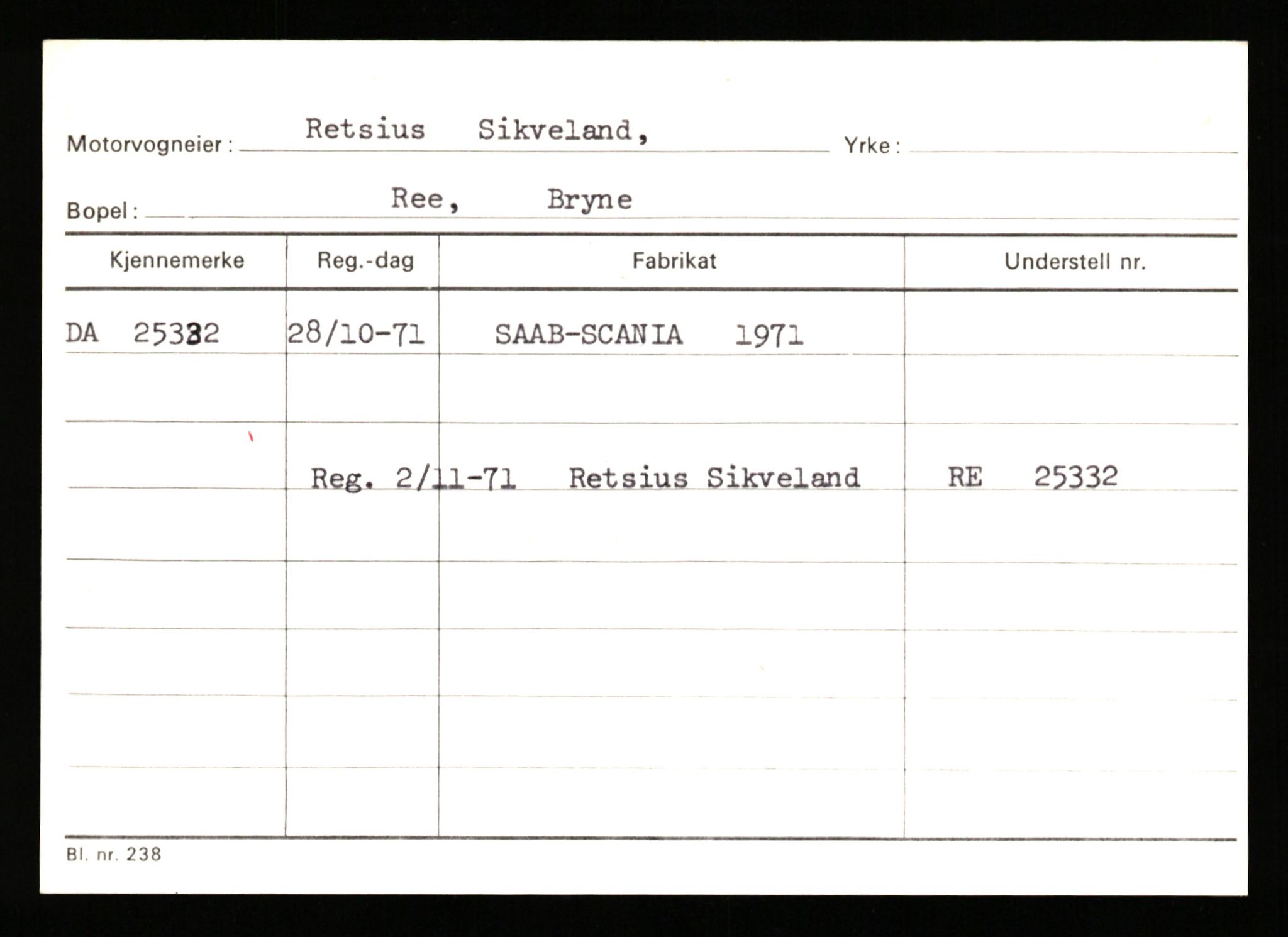 Stavanger trafikkstasjon, AV/SAST-A-101942/0/G/L0005: Registreringsnummer: 23000 - 34245, 1930-1971, p. 729