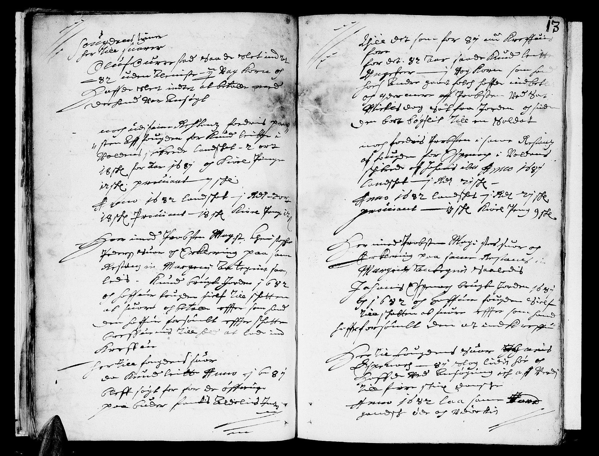 Sunnmøre sorenskriveri, AV/SAT-A-0005/1/1A/L0013: Tingbok 12, 1684, p. 12b-13a