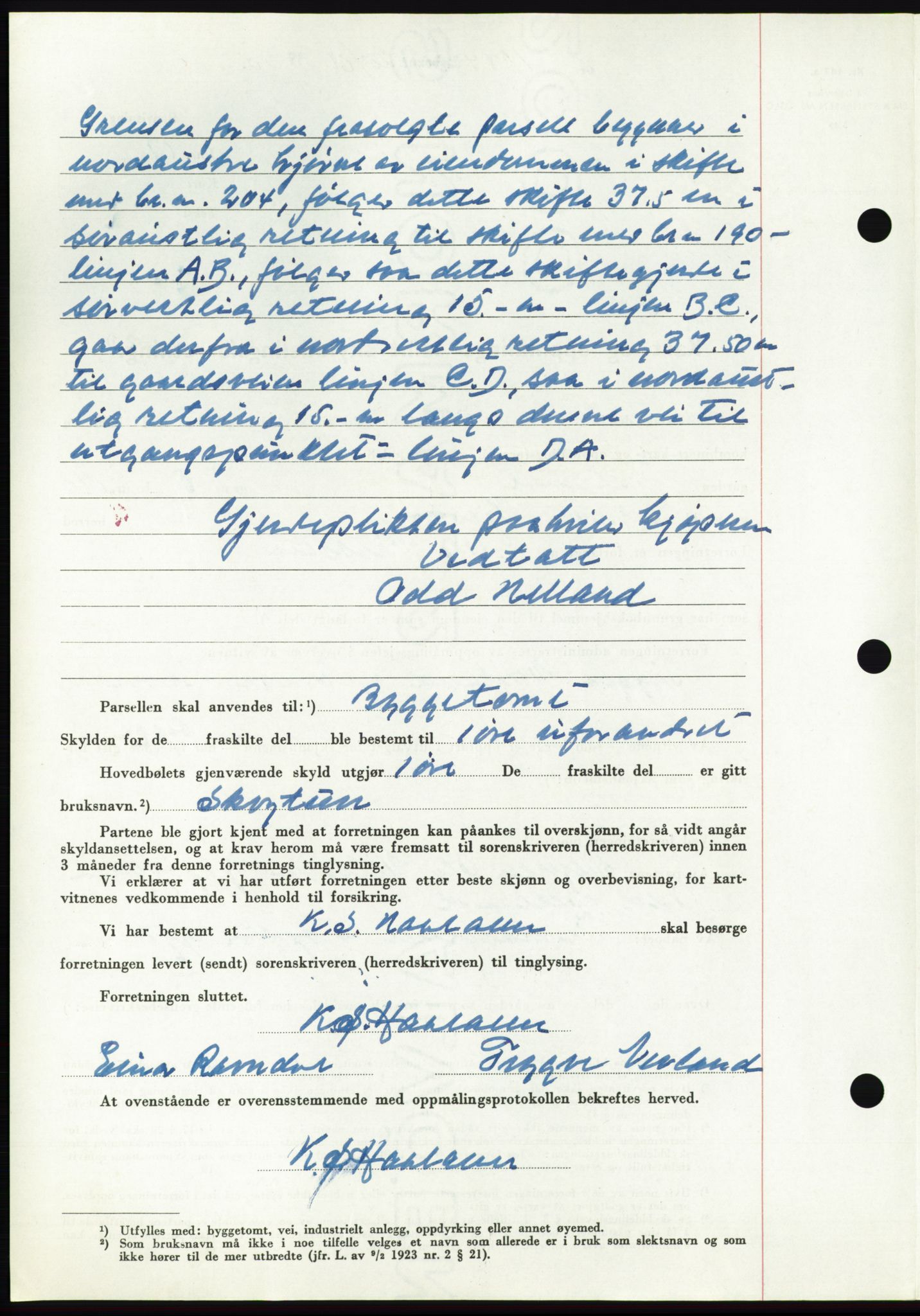 Jæren sorenskriveri, SAST/A-100310/03/G/Gba/L0107: Mortgage book, 1950-1950, Diary no: : 2046/1950