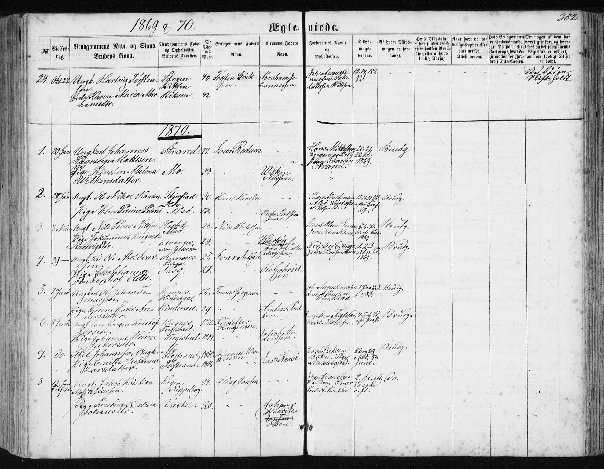 Ministerialprotokoller, klokkerbøker og fødselsregistre - Nordland, AV/SAT-A-1459/838/L0556: Parish register (copy) no. 838C03, 1861-1893, p. 382