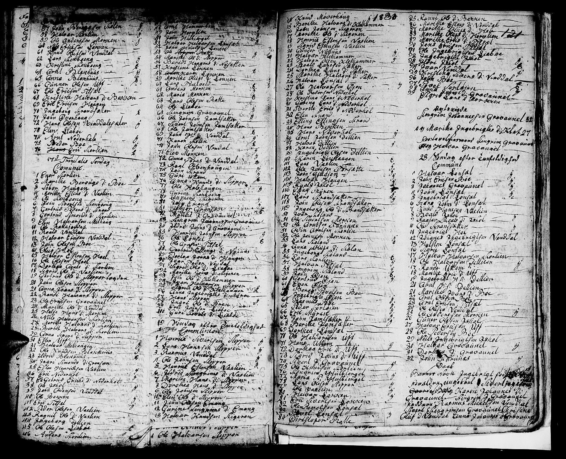 Ministerialprotokoller, klokkerbøker og fødselsregistre - Sør-Trøndelag, SAT/A-1456/679/L0921: Parish register (copy) no. 679C01, 1792-1840, p. 121