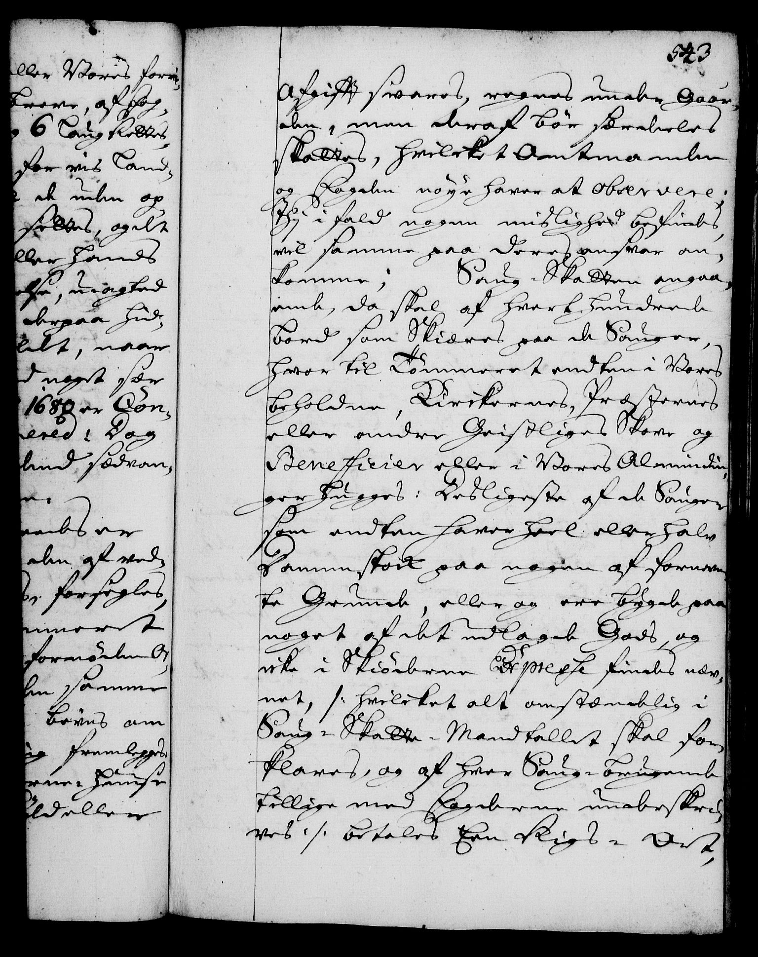 Rentekammeret, Kammerkanselliet, AV/RA-EA-3111/G/Gg/Gga/L0002: Norsk ekspedisjonsprotokoll med register (merket RK 53.2), 1723-1727, p. 543