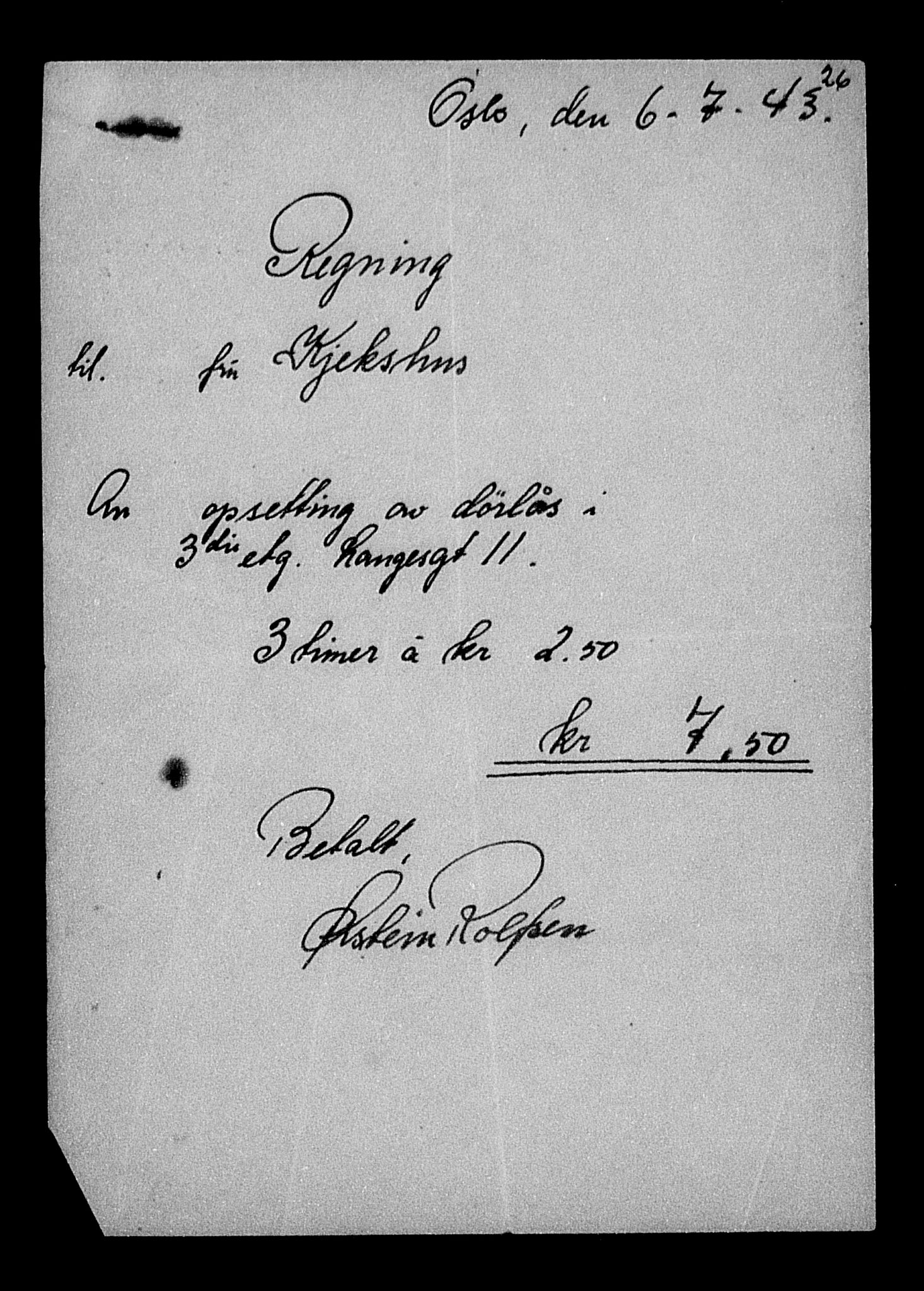 Justisdepartementet, Tilbakeføringskontoret for inndratte formuer, AV/RA-S-1564/H/Hc/Hcc/L0948: --, 1945-1947, p. 164