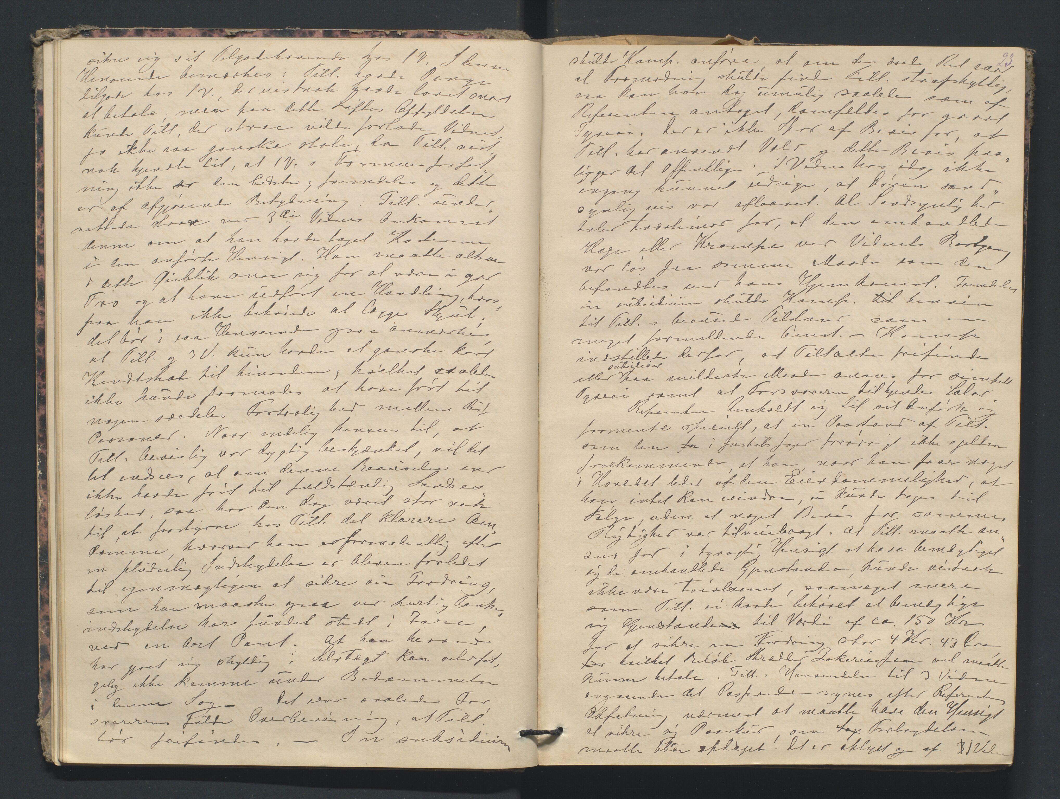 Risør byfogd, AV/SAK-1222-0005/F/Fa/L0004: Justisprotokoll nr. 4, 1877-1880, p. 22b-23a
