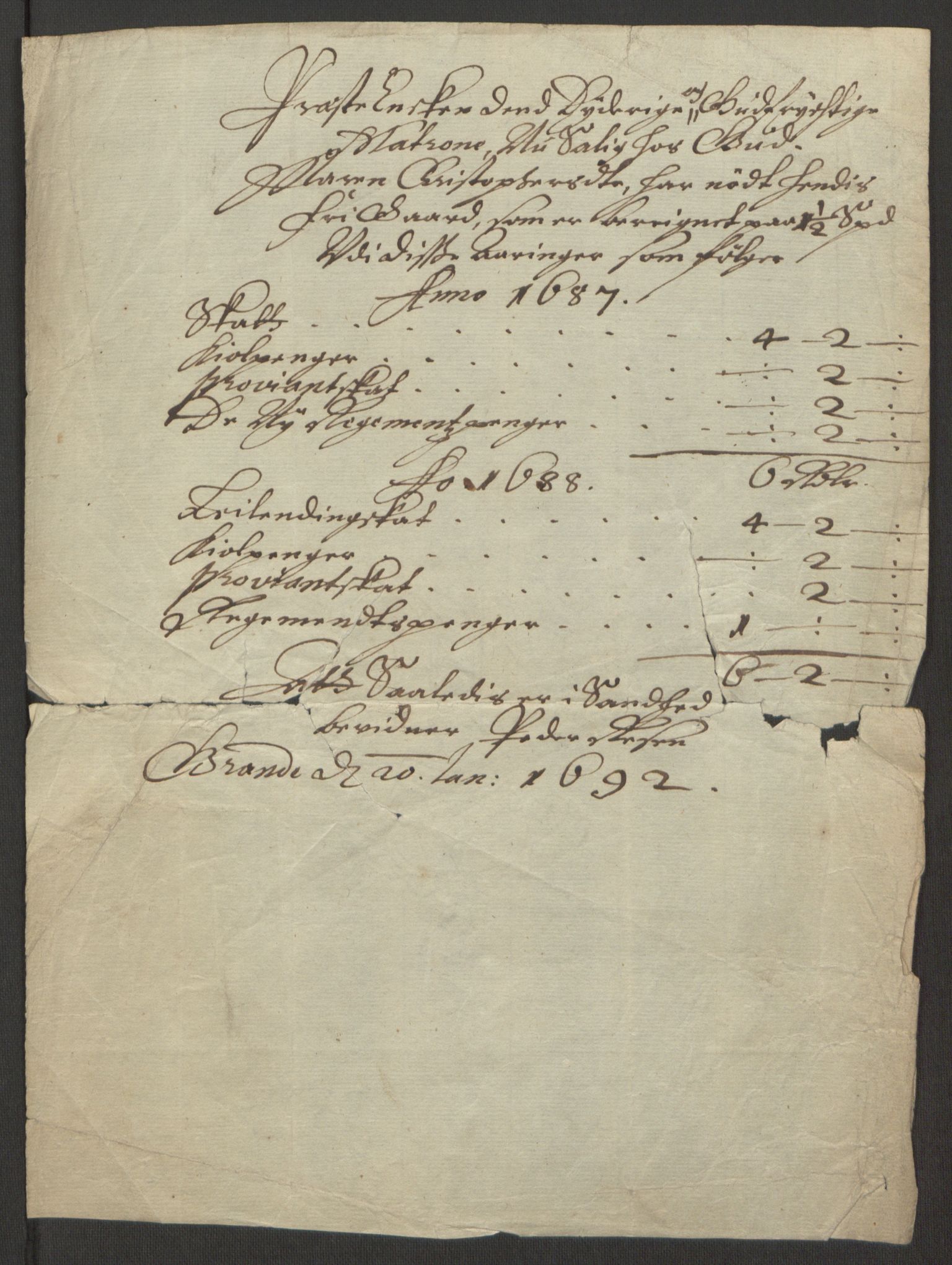 Rentekammeret inntil 1814, Reviderte regnskaper, Fogderegnskap, RA/EA-4092/R64/L4423: Fogderegnskap Namdal, 1690-1691, p. 372