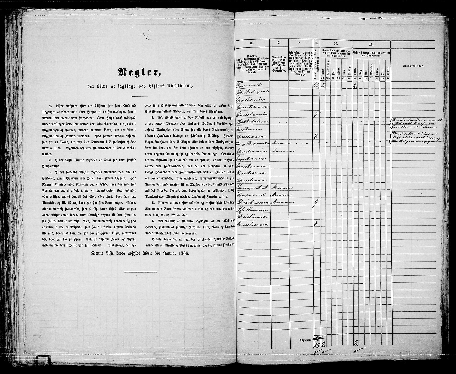 RA, 1865 census for Kristiania, 1865, p. 4861