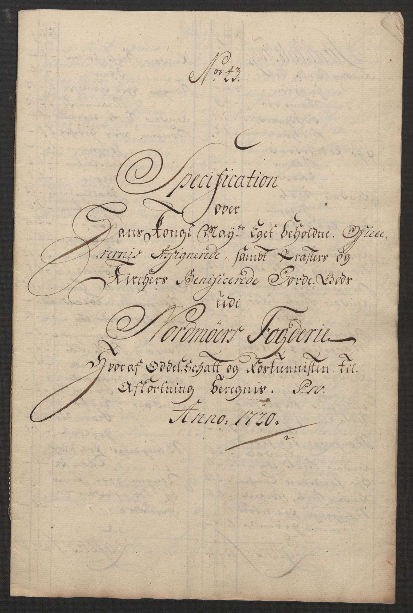 Rentekammeret inntil 1814, Reviderte regnskaper, Fogderegnskap, RA/EA-4092/R56/L3753: Fogderegnskap Nordmøre, 1720, p. 459