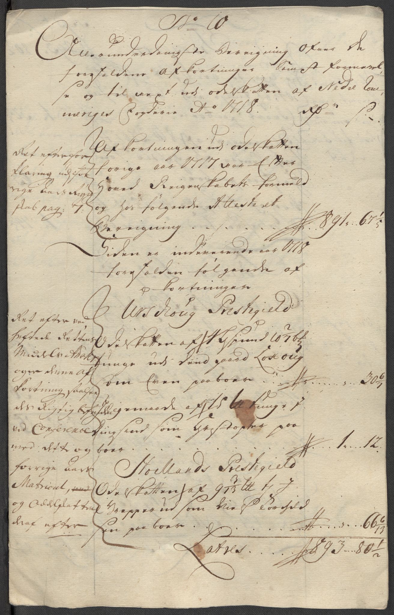 Rentekammeret inntil 1814, Reviderte regnskaper, Fogderegnskap, AV/RA-EA-4092/R11/L0600: Fogderegnskap Nedre Romerike, 1718, p. 242