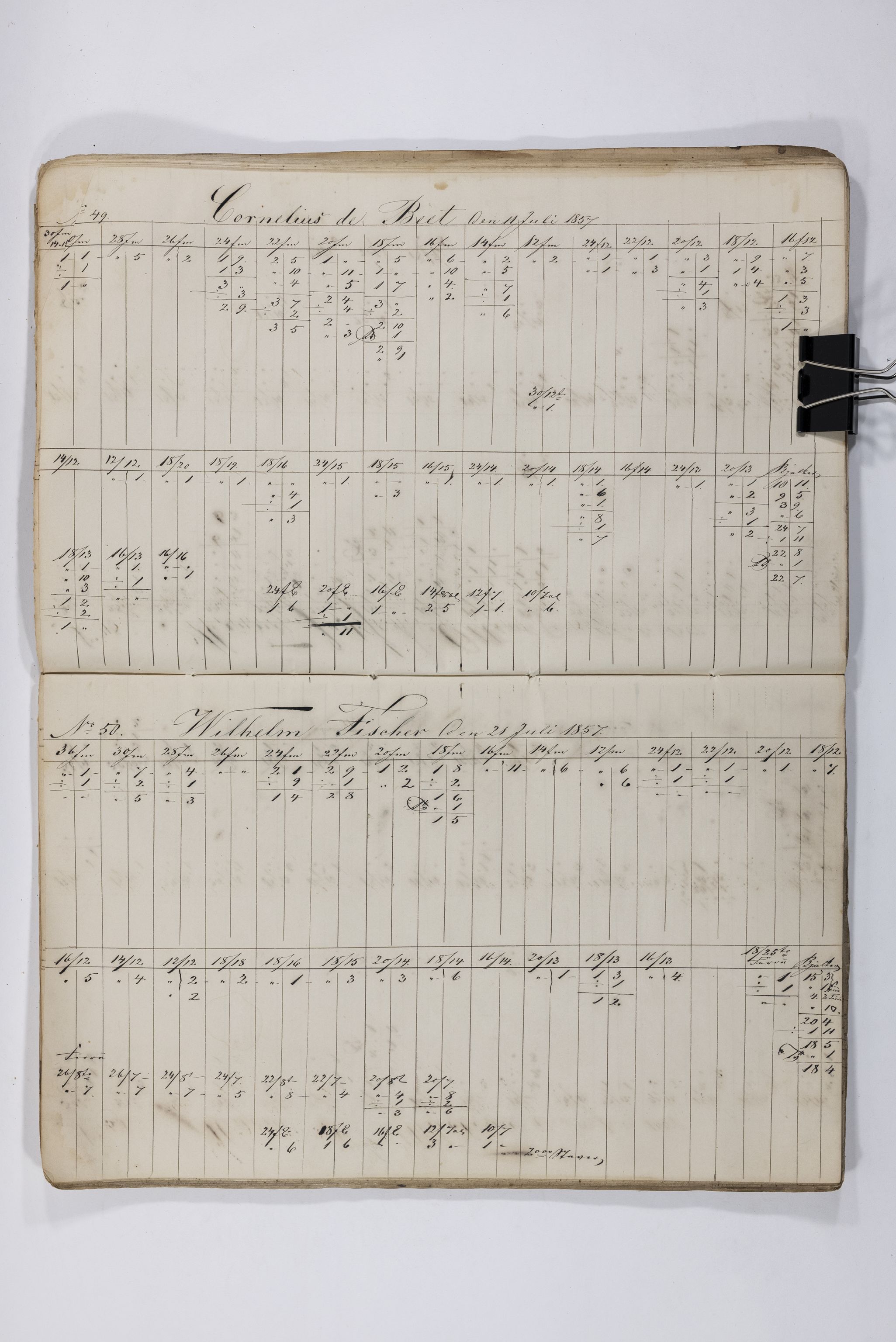 Blehr/ Kjellestad, TEMU/TGM-A-1212/E/Eb/L0008: Ladnings Liste, 1857-1859, p. 27