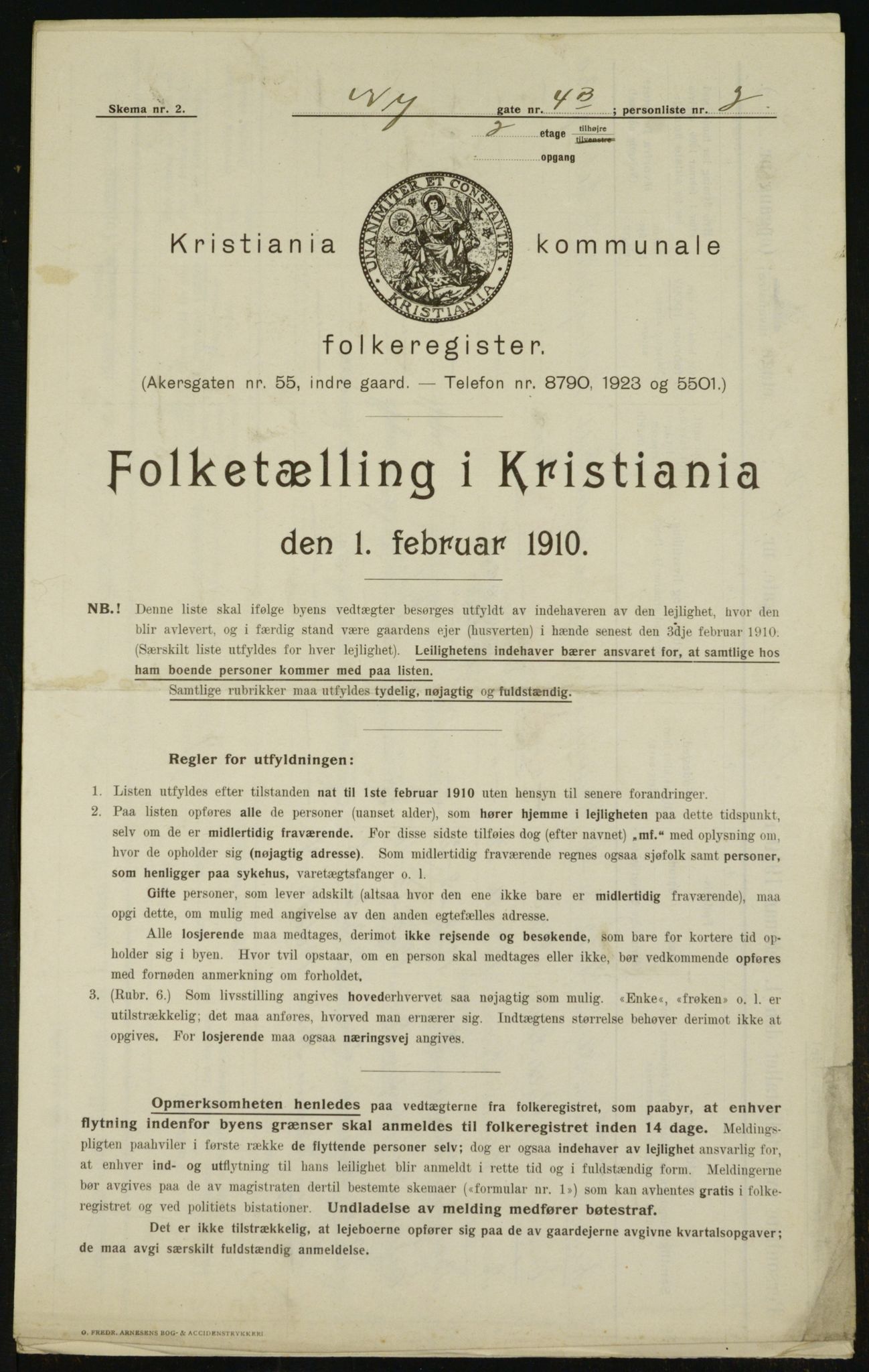 OBA, Municipal Census 1910 for Kristiania, 1910, p. 71403