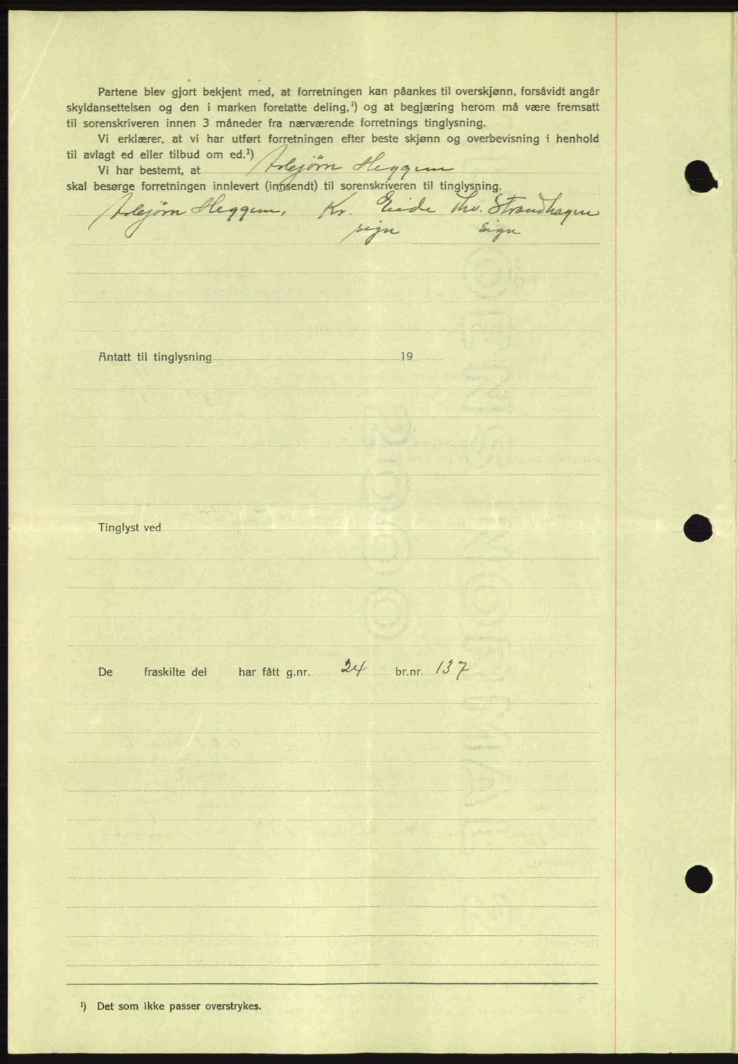 Romsdal sorenskriveri, AV/SAT-A-4149/1/2/2C: Mortgage book no. A7, 1939-1939, Diary no: : 1900/1939