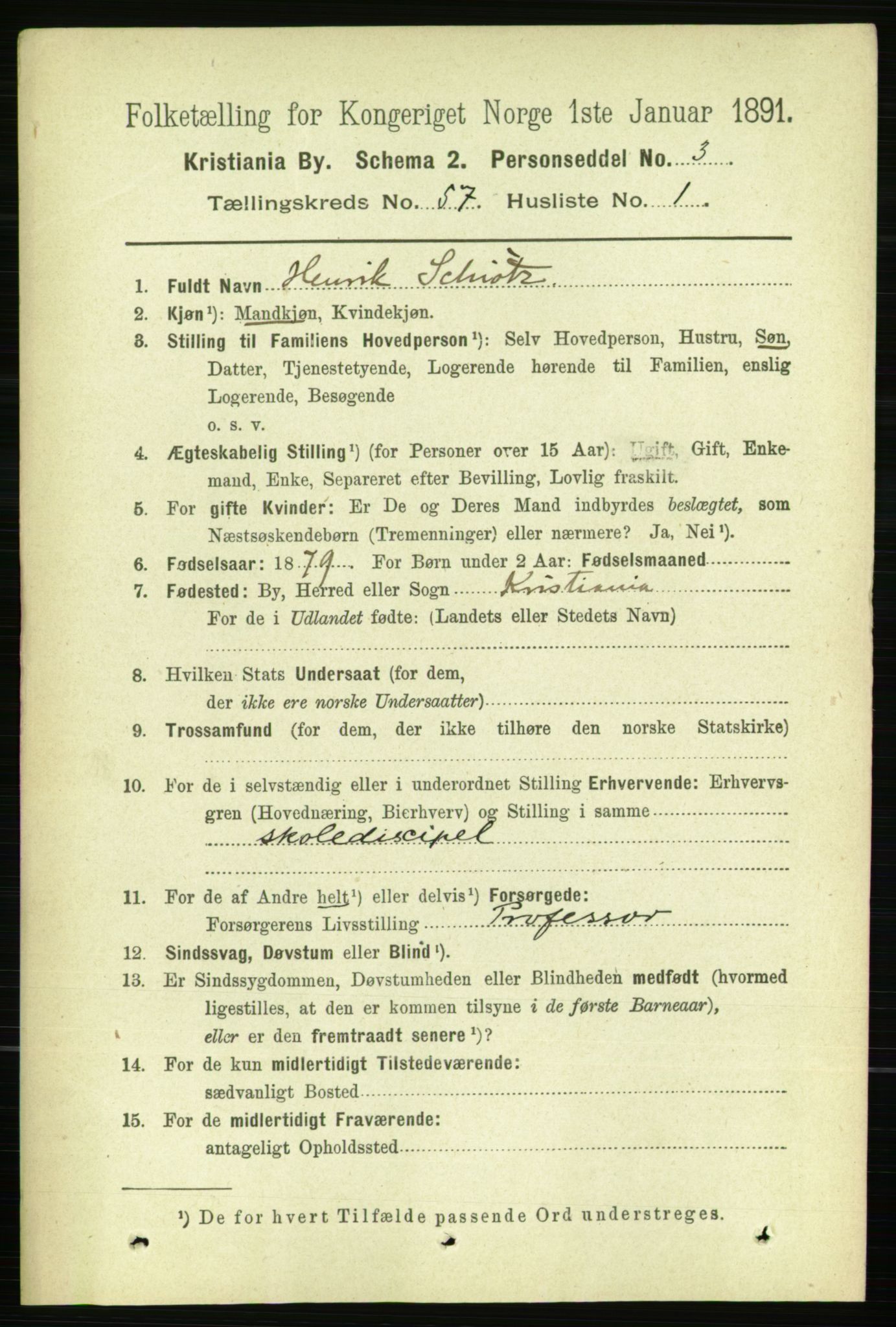 RA, 1891 census for 0301 Kristiania, 1891, p. 30441