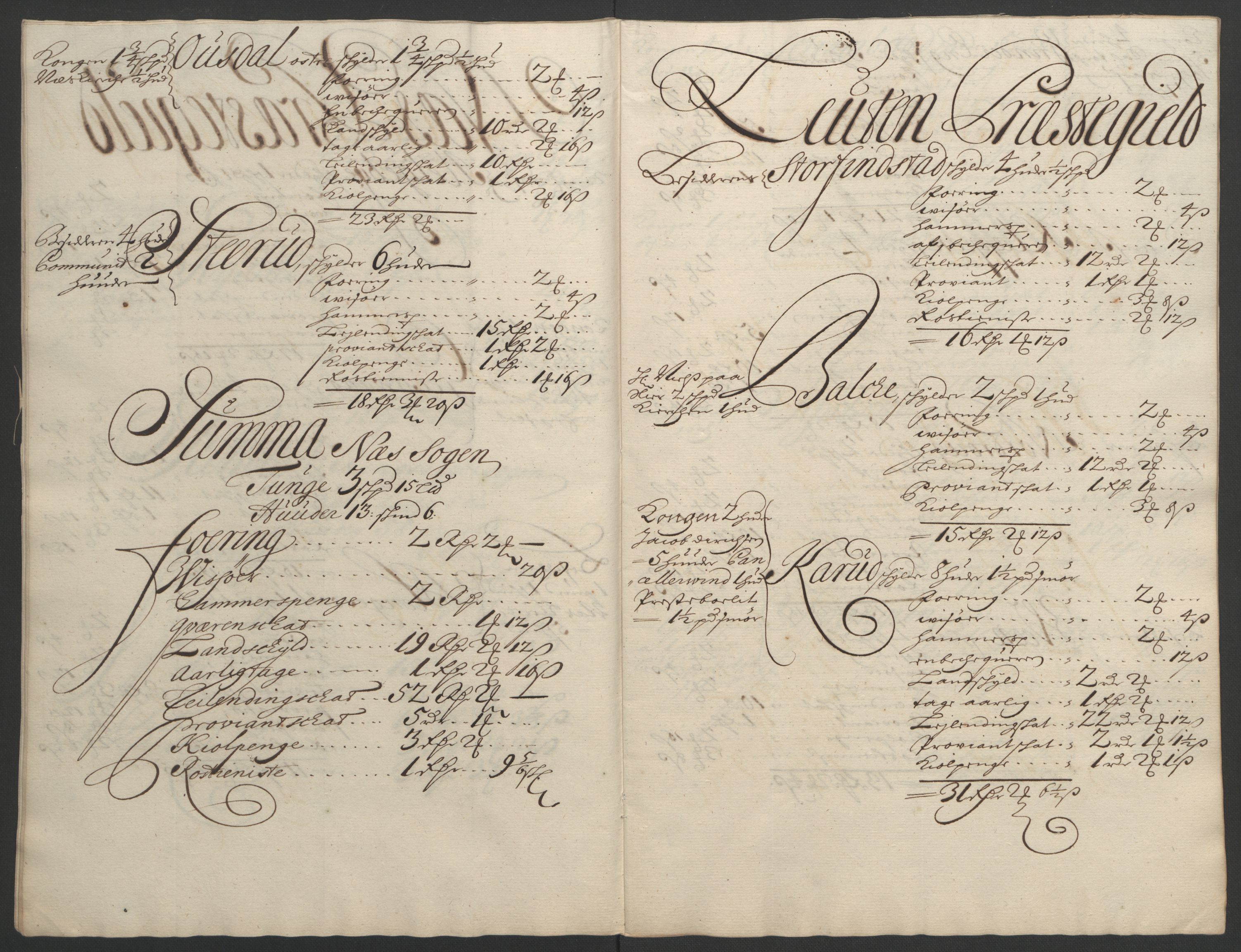 Rentekammeret inntil 1814, Reviderte regnskaper, Fogderegnskap, RA/EA-4092/R16/L1036: Fogderegnskap Hedmark, 1695-1696, p. 126