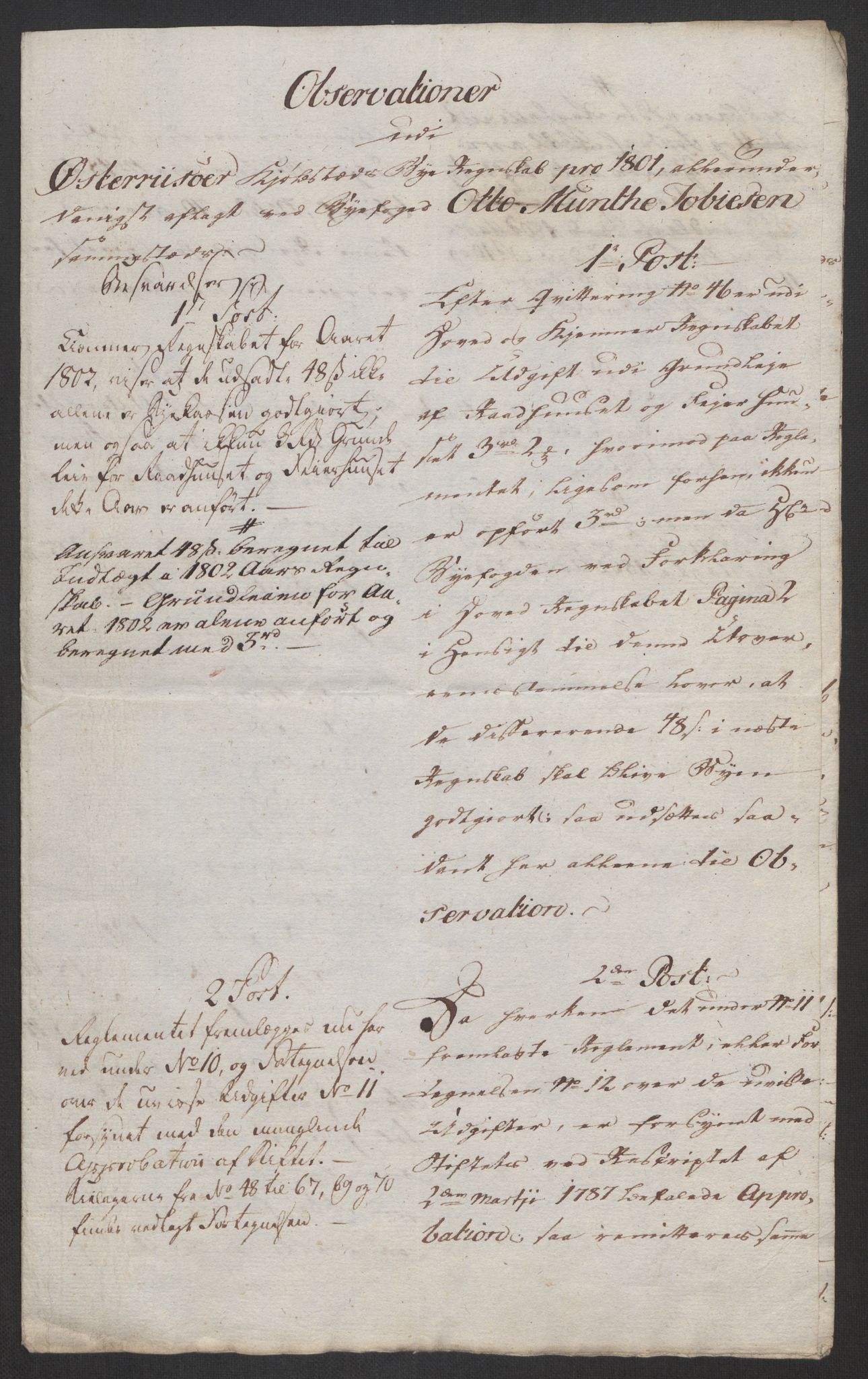 Danske Kanselli 1800-1814, AV/RA-EA-3024/K/Kk/Kka/Kkac/L0236: Kjøpstadregnskap Øster Risør, 1801-1804, p. 542
