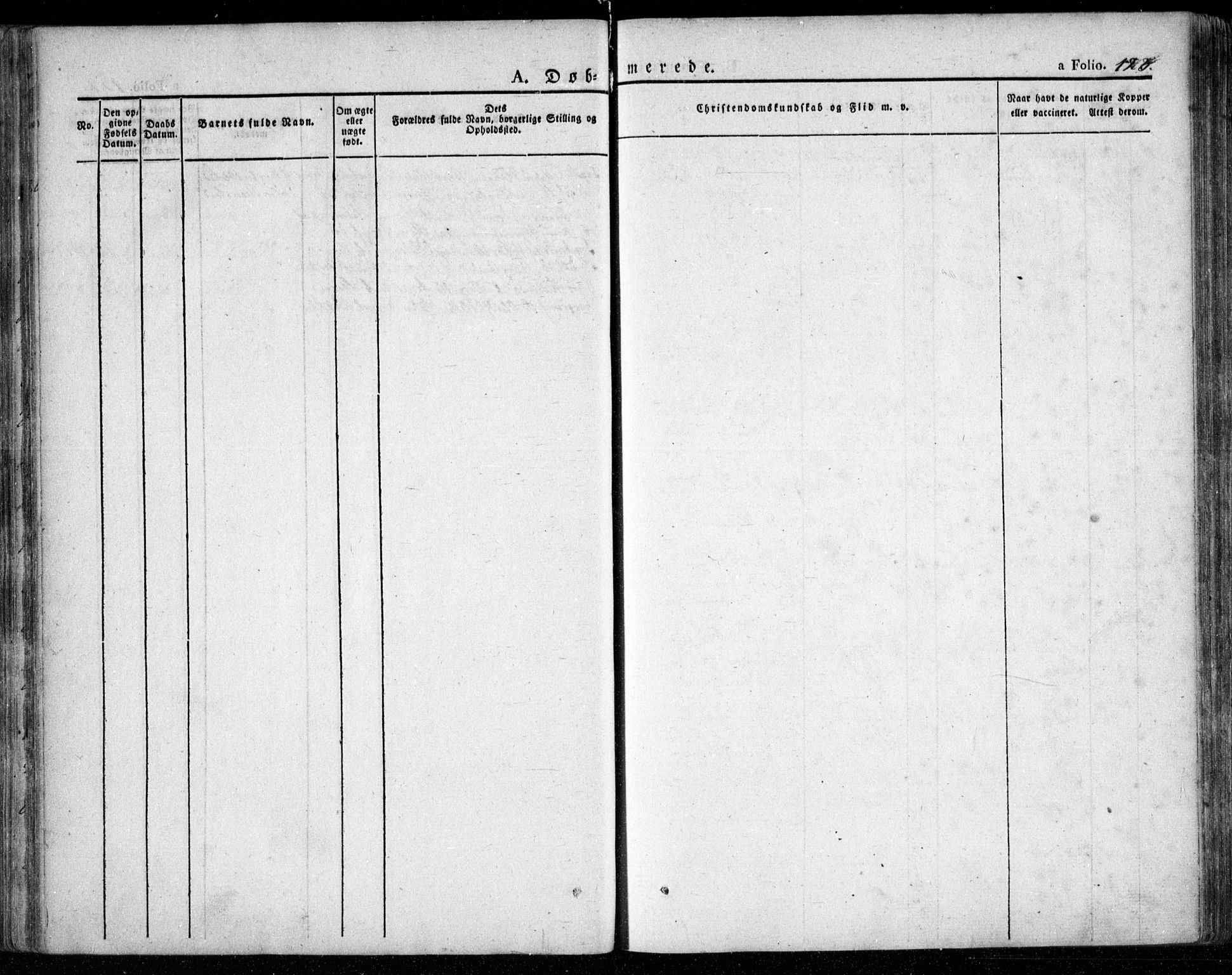 Valle sokneprestkontor, SAK/1111-0044/F/Fa/Fac/L0006: Parish register (official) no. A 6, 1831-1853, p. 123