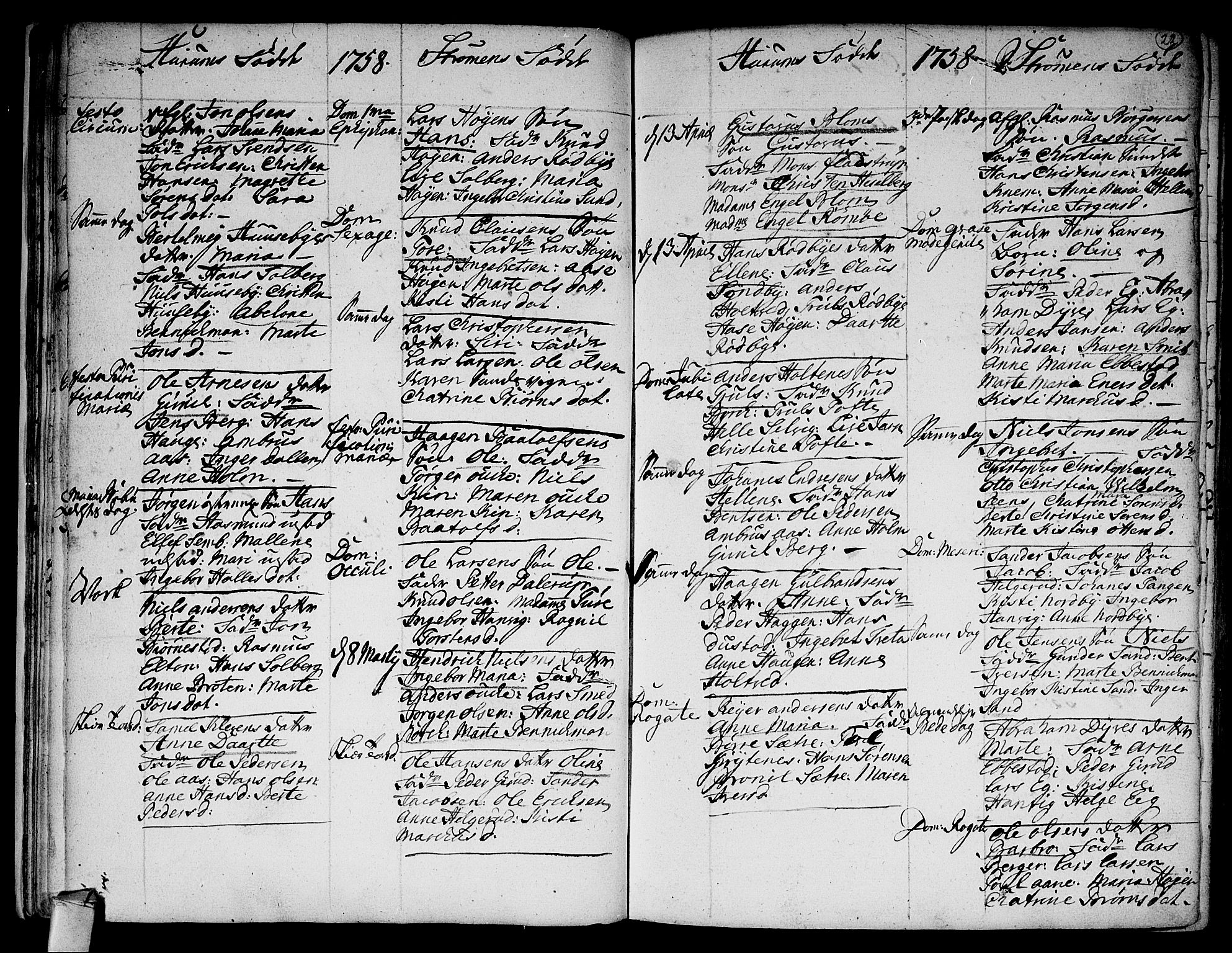 Hurum kirkebøker, SAKO/A-229/F/Fa/L0006: Parish register (official) no. 6, 1756-1770, p. 23