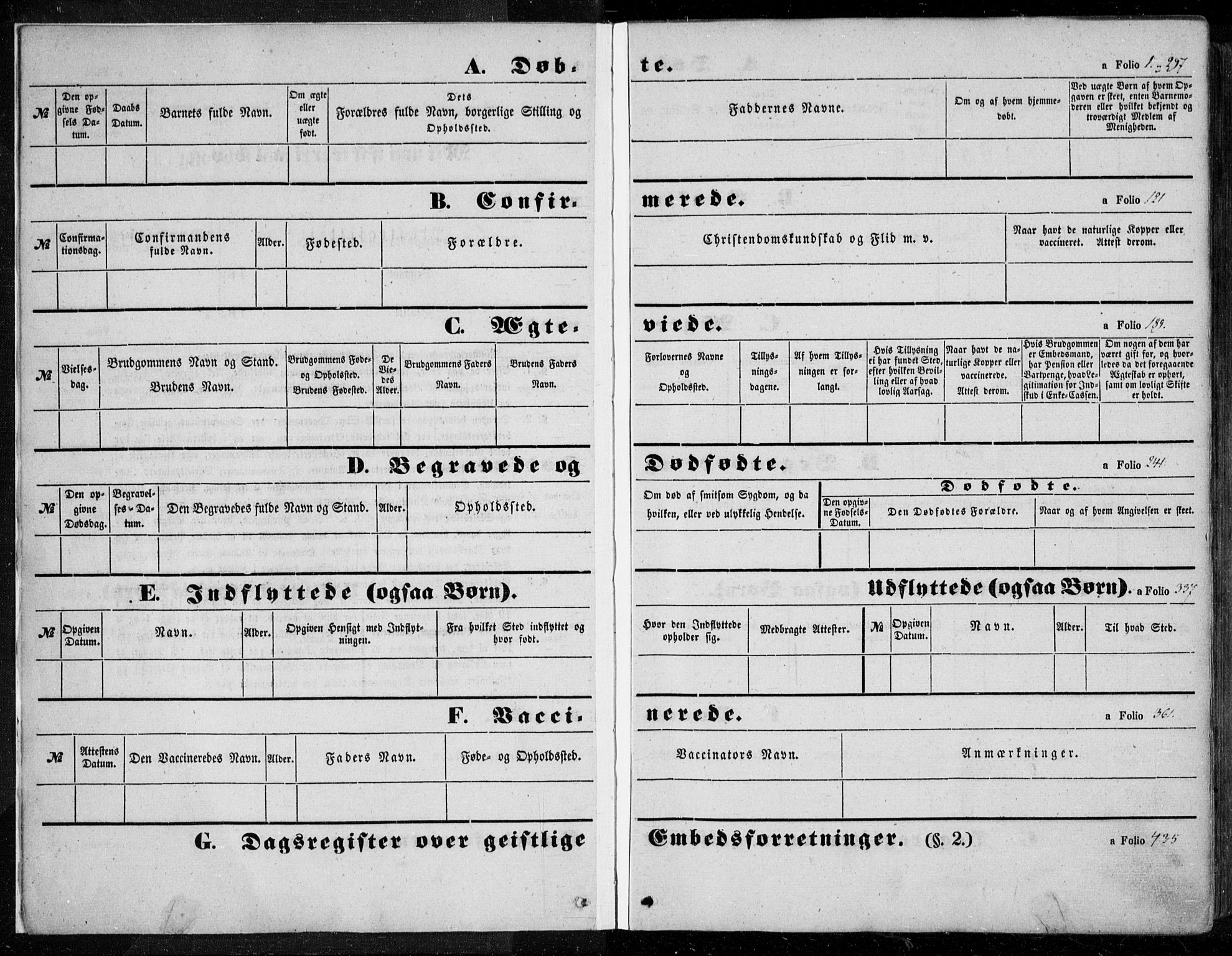 Os sokneprestembete, AV/SAB-A-99929: Parish register (official) no. A 16, 1851-1859
