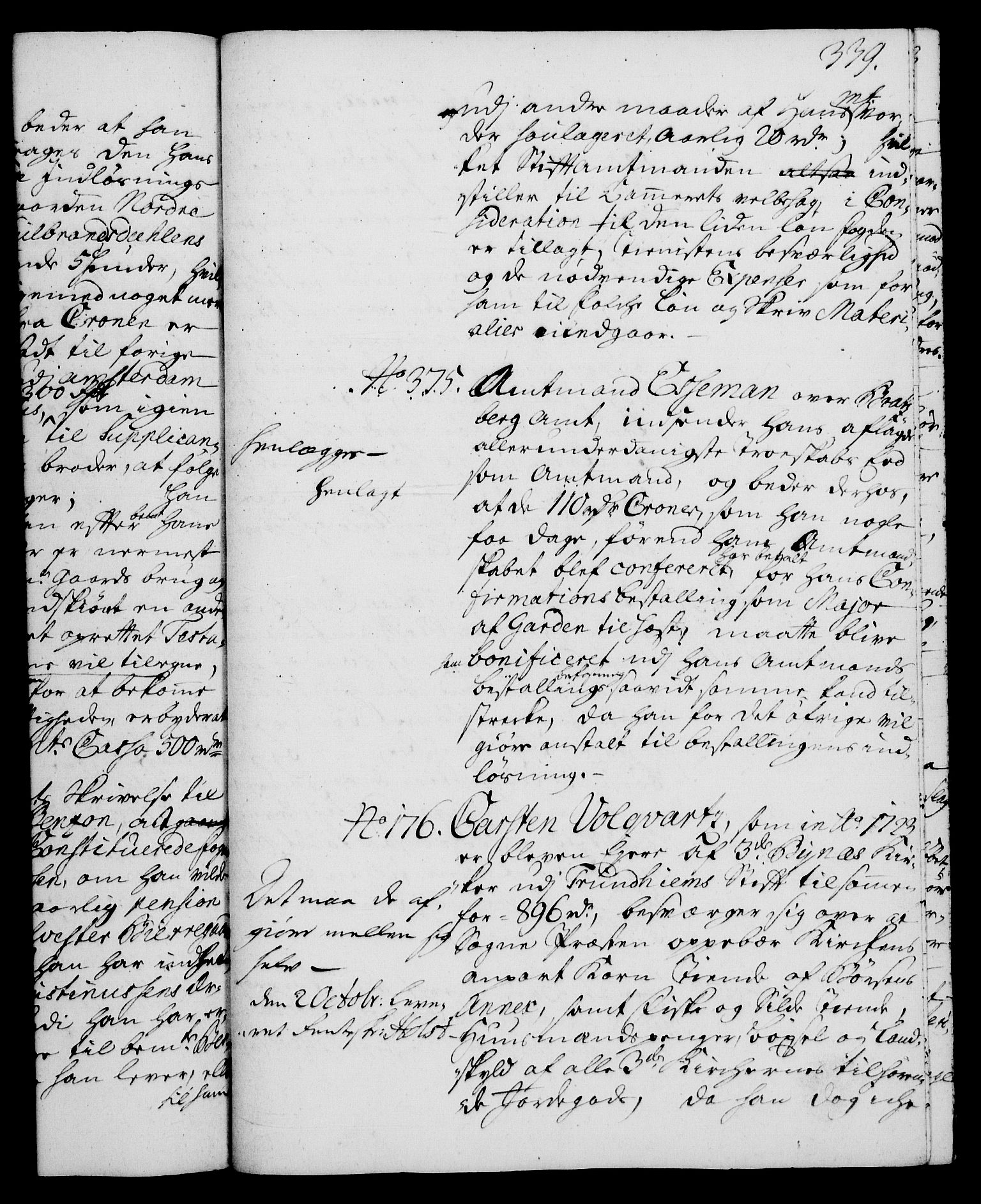 Rentekammeret, Kammerkanselliet, AV/RA-EA-3111/G/Gh/Gha/L0013: Norsk ekstraktmemorialprotokoll (merket RK 53.58), 1731, p. 339