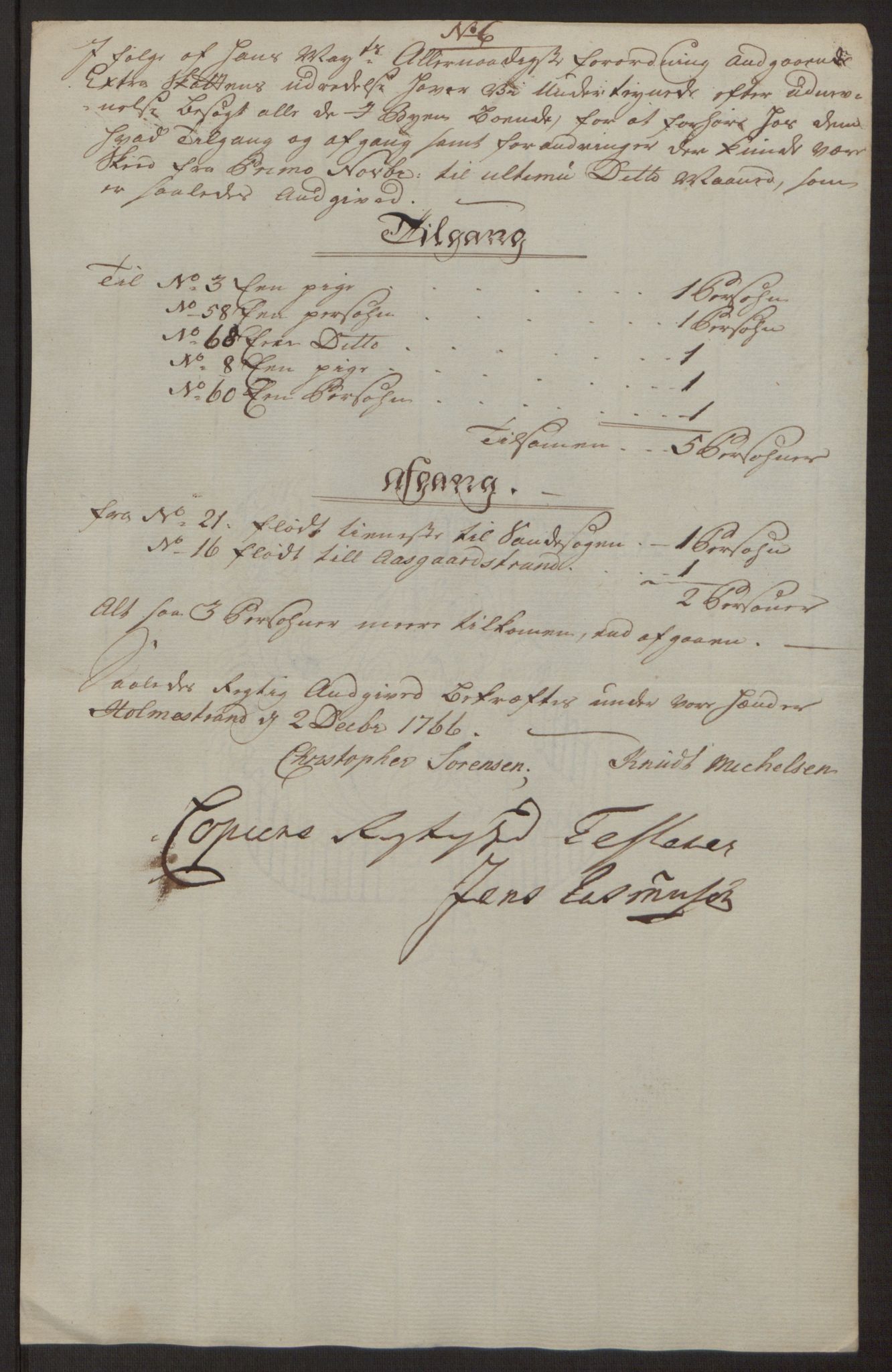 Rentekammeret inntil 1814, Reviderte regnskaper, Byregnskaper, AV/RA-EA-4066/R/Rh/L0163/0001: [H4] Kontribusjonsregnskap / Ekstraskatt, Holmestrand, 1762-1772, p. 305
