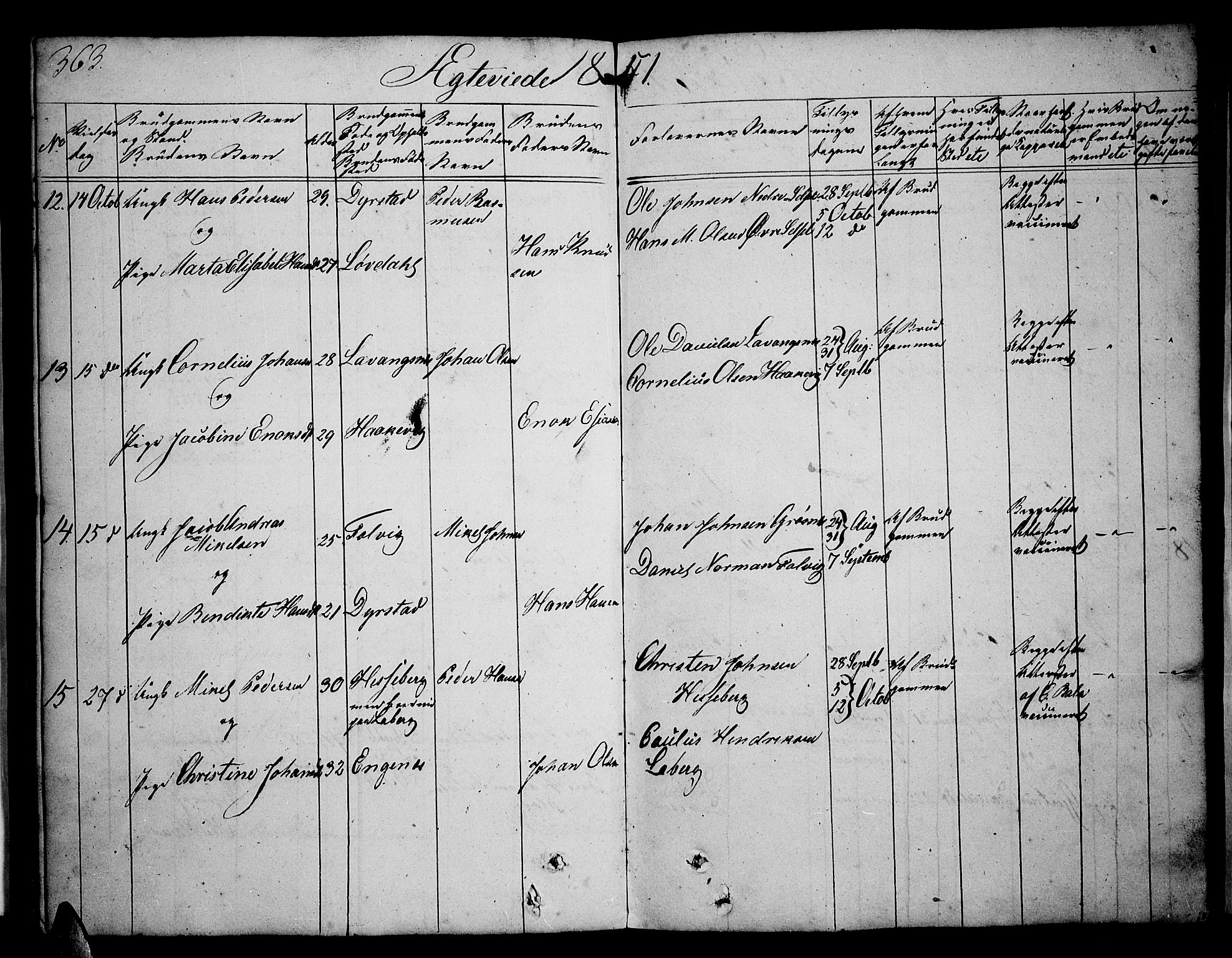 Ibestad sokneprestembete, AV/SATØ-S-0077/H/Ha/Hab/L0003klokker: Parish register (copy) no. 3, 1833-1852, p. 363