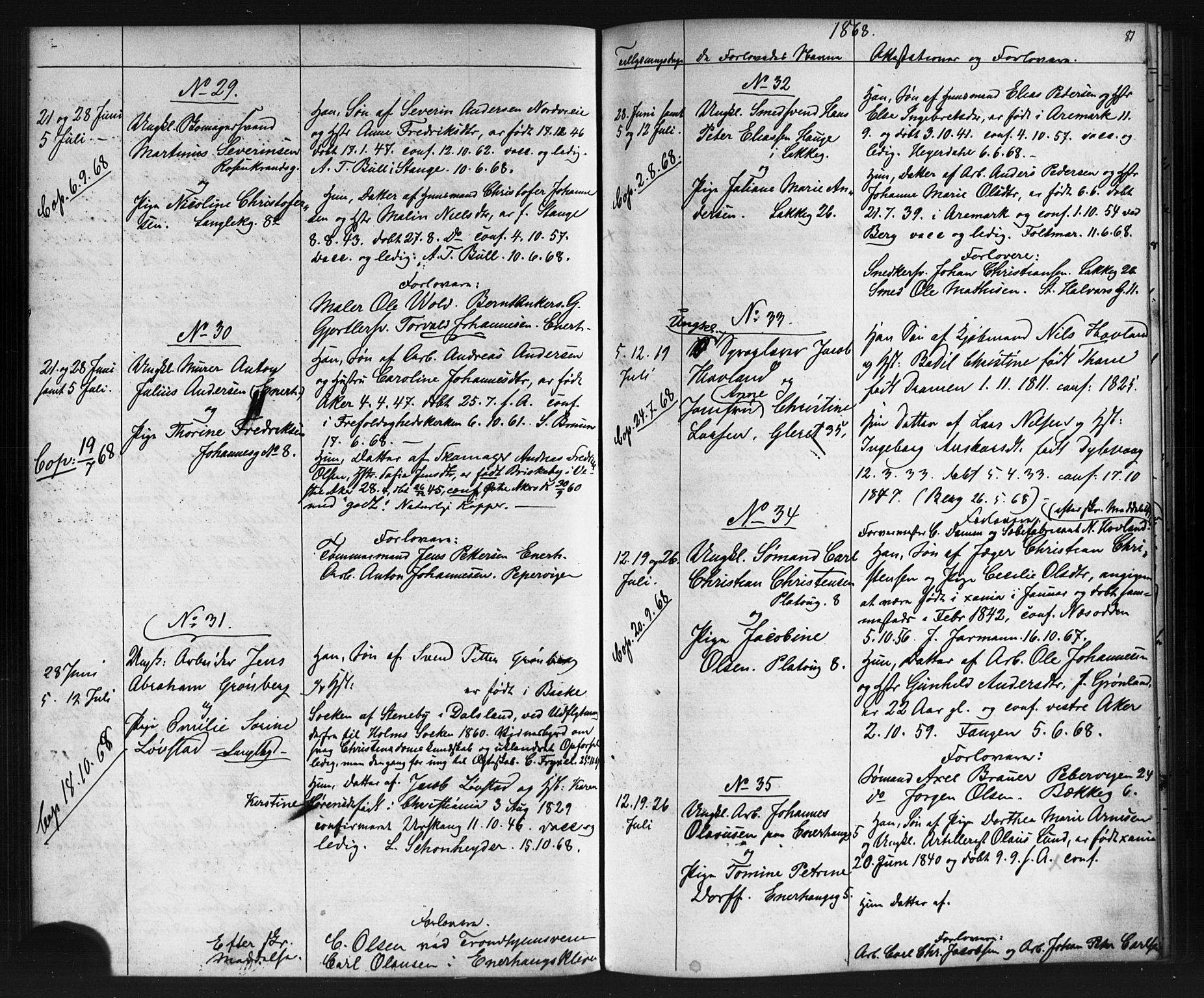 Grønland prestekontor Kirkebøker, SAO/A-10848/G/Ga/L0002: Parish register (copy) no. 2, 1861-1863, p. 81
