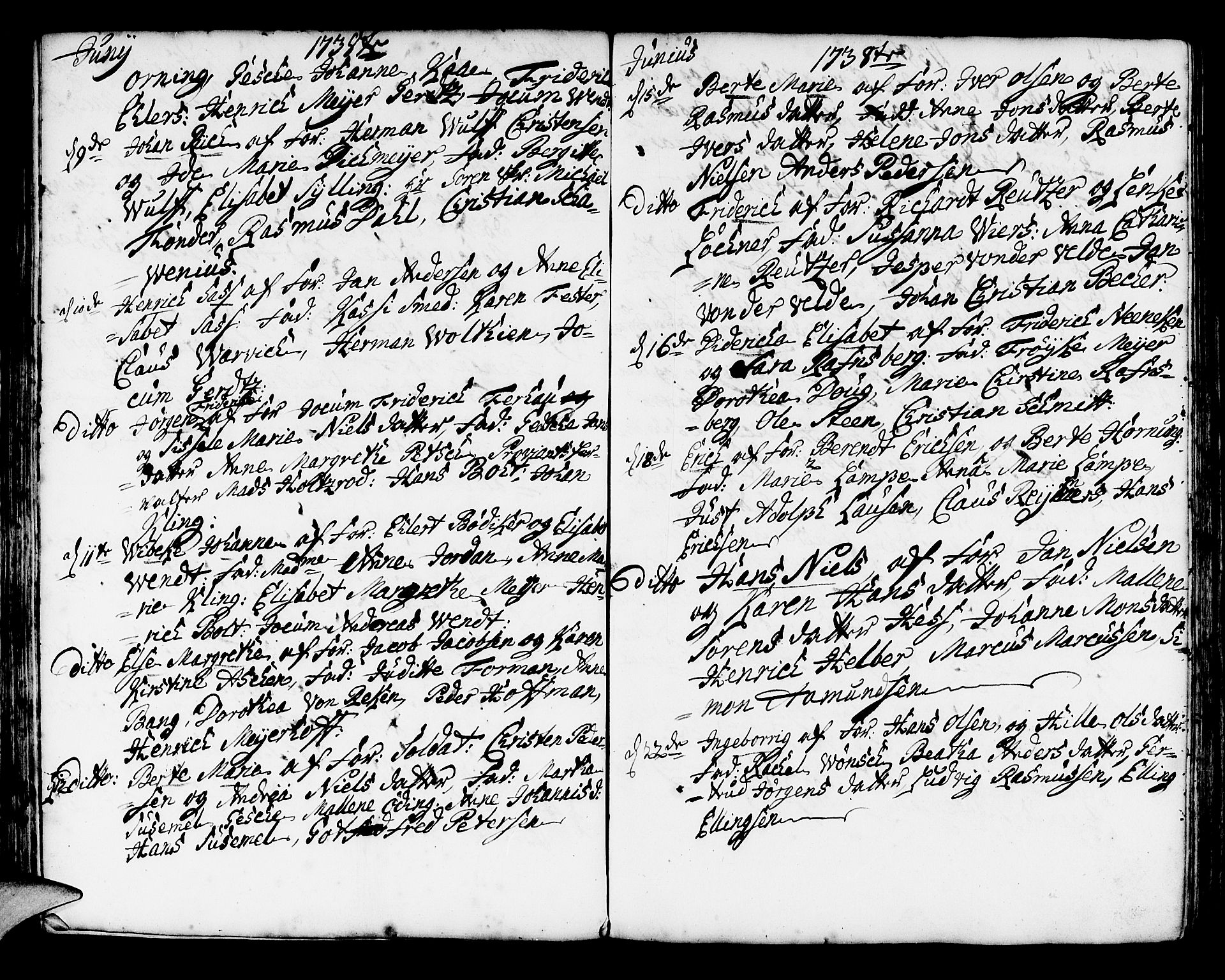 Korskirken sokneprestembete, AV/SAB-A-76101/H/Haa/L0004: Parish register (official) no. A 4, 1720-1750, p. 190