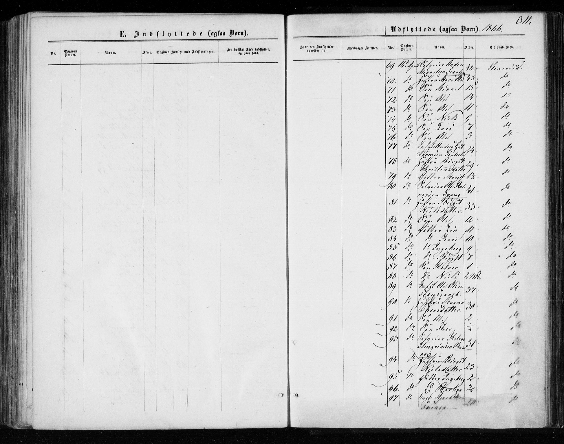 Gol kirkebøker, AV/SAKO-A-226/F/Fa/L0003: Parish register (official) no. I 3, 1863-1875, p. 311