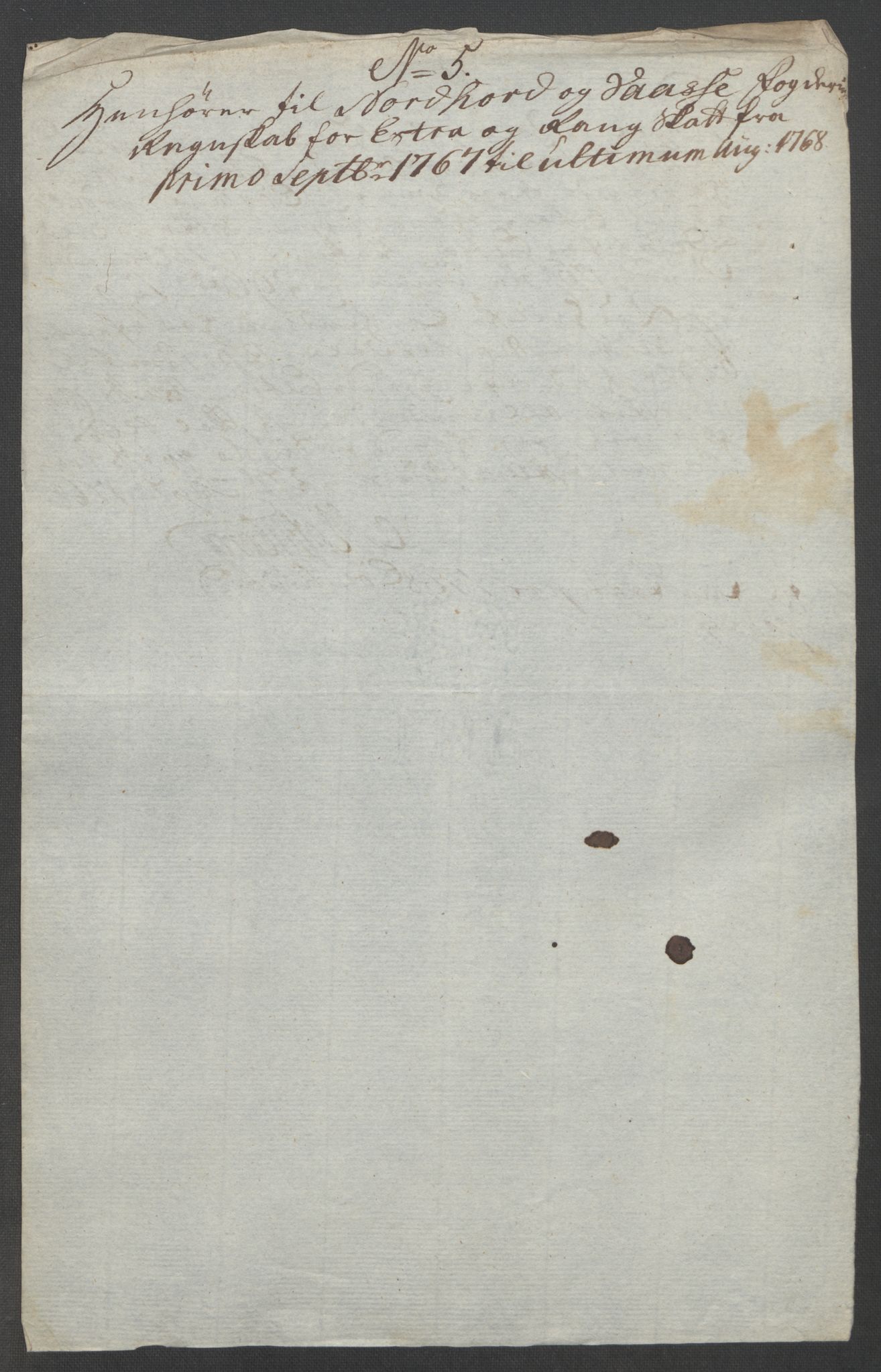 Rentekammeret inntil 1814, Reviderte regnskaper, Fogderegnskap, RA/EA-4092/R51/L3303: Ekstraskatten Nordhordland og Voss, 1762-1772, p. 189