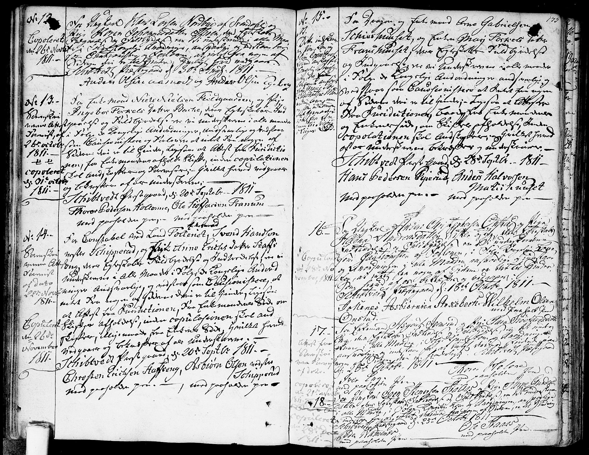 Skiptvet prestekontor Kirkebøker, AV/SAO-A-20009/F/Fa/L0004: Parish register (official) no. 4, 1794-1814, p. 175