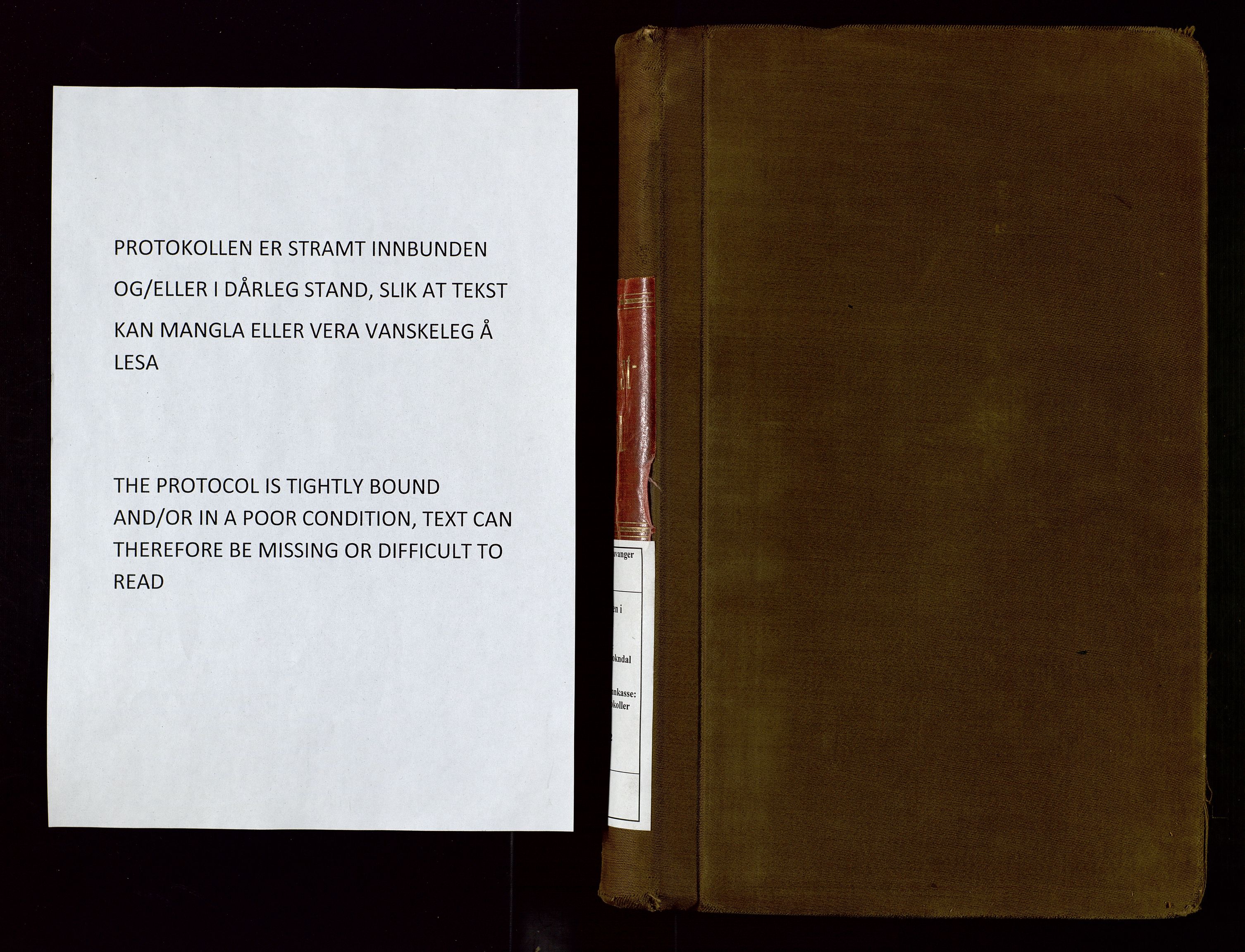 Sokndal lensmannskontor, SAST/A-100417/Goa/L0004: "Brandtakstprotokol", 1920-1952