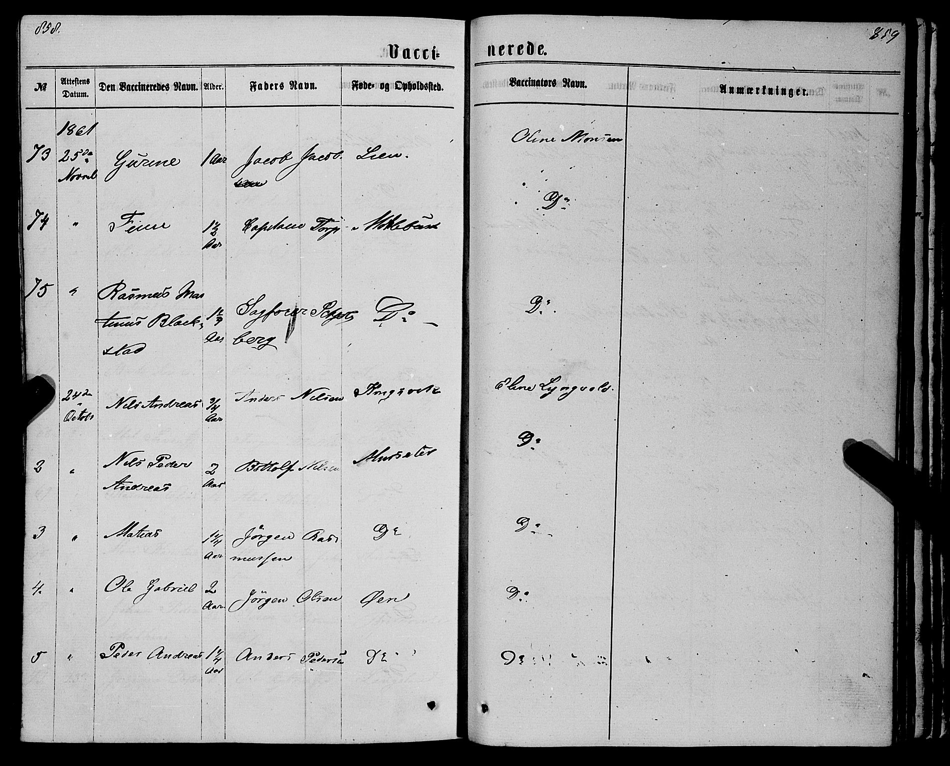 Eid sokneprestembete, AV/SAB-A-82301/H/Haa/Haaa/L0009: Parish register (official) no. A 9, 1861-1868, p. 858-859