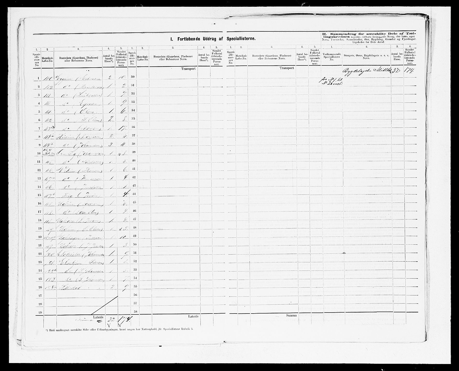 SAB, 1875 census for 1420P Sogndal, 1875, p. 19