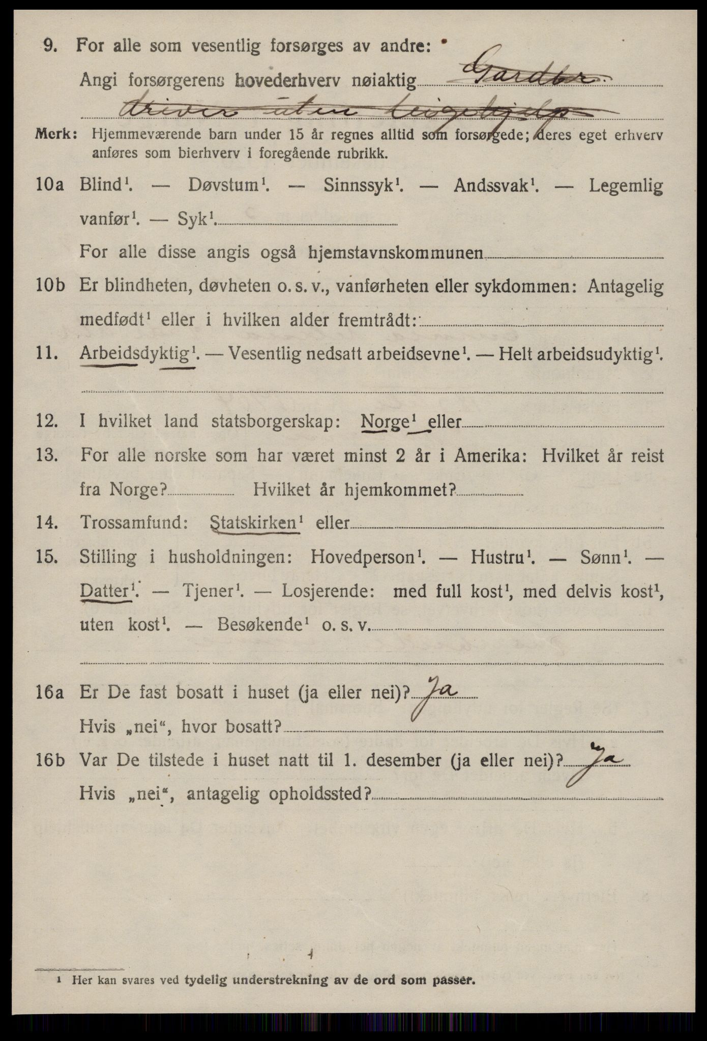 SAT, 1920 census for Haram, 1920, p. 5052