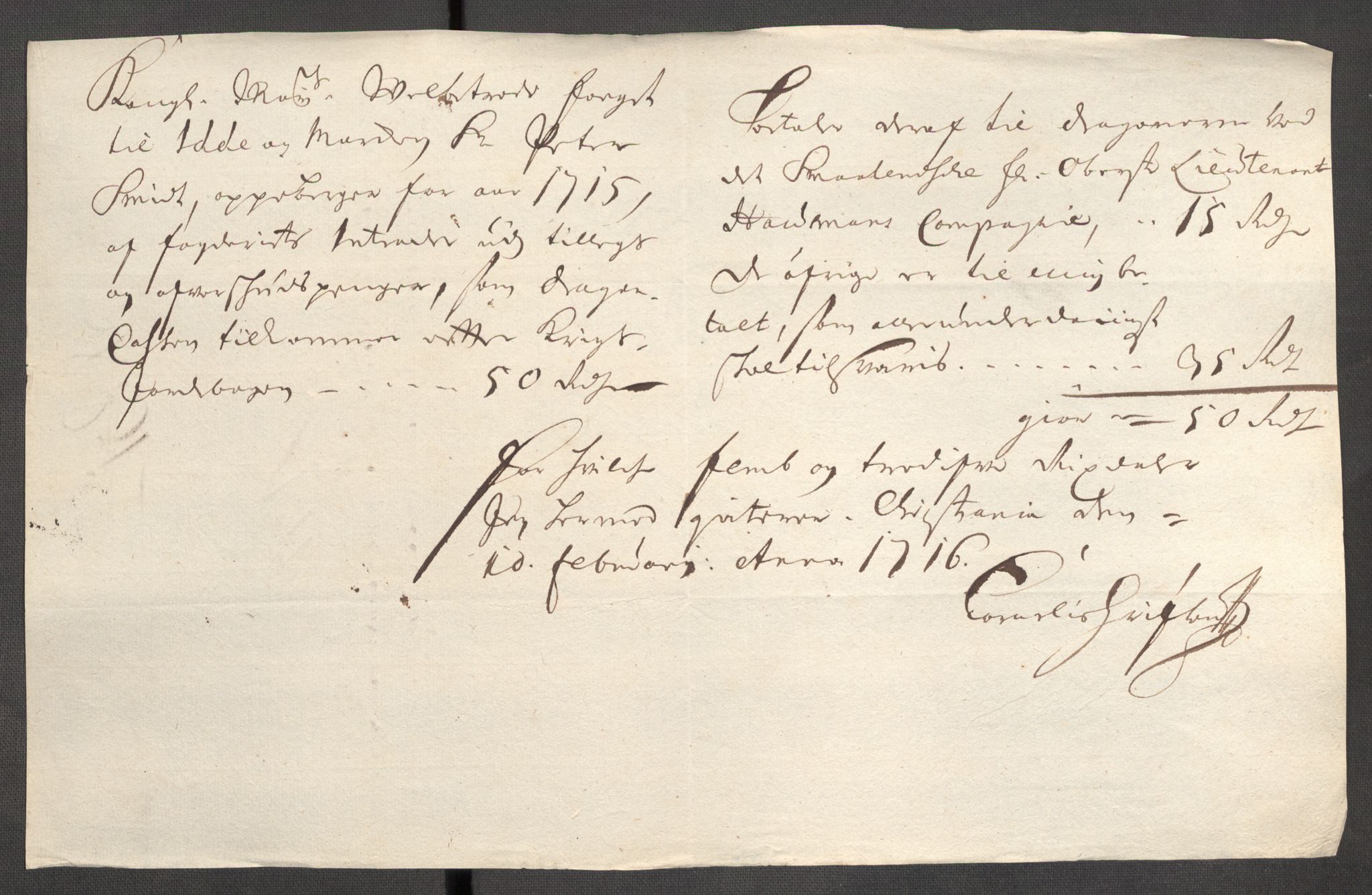 Rentekammeret inntil 1814, Reviderte regnskaper, Fogderegnskap, AV/RA-EA-4092/R01/L0023: Fogderegnskap Idd og Marker, 1715-1716, p. 164