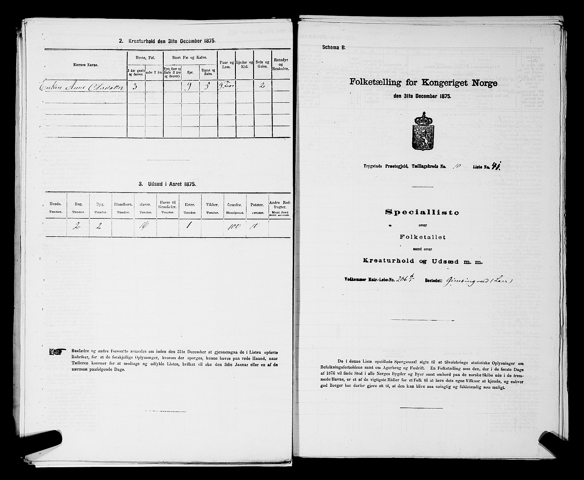 RA, 1875 census for 0122P Trøgstad, 1875, p. 1173