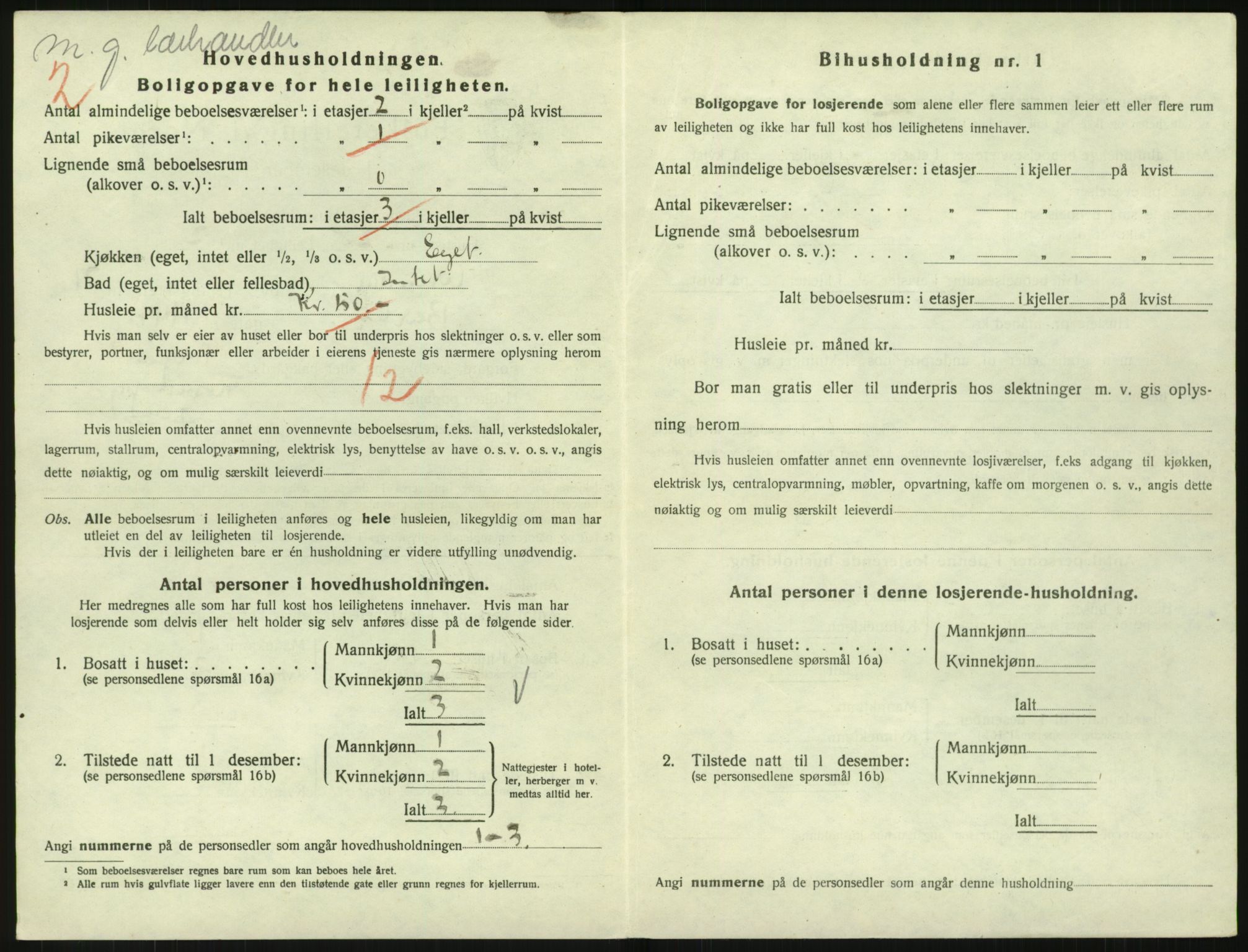 SAK, 1920 census for Arendal, 1920, p. 8619