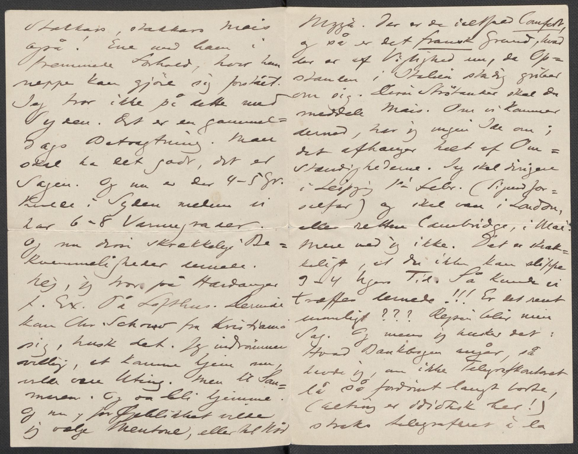 Beyer, Frants, AV/RA-PA-0132/F/L0001: Brev fra Edvard Grieg til Frantz Beyer og "En del optegnelser som kan tjene til kommentar til brevene" av Marie Beyer, 1872-1907, p. 413