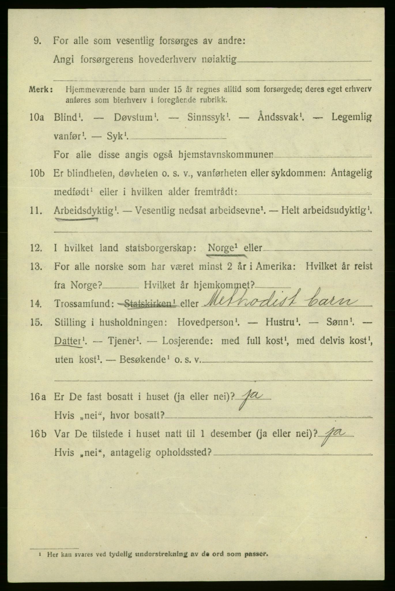 SAO, 1920 census for Fredrikshald, 1920, p. 11025