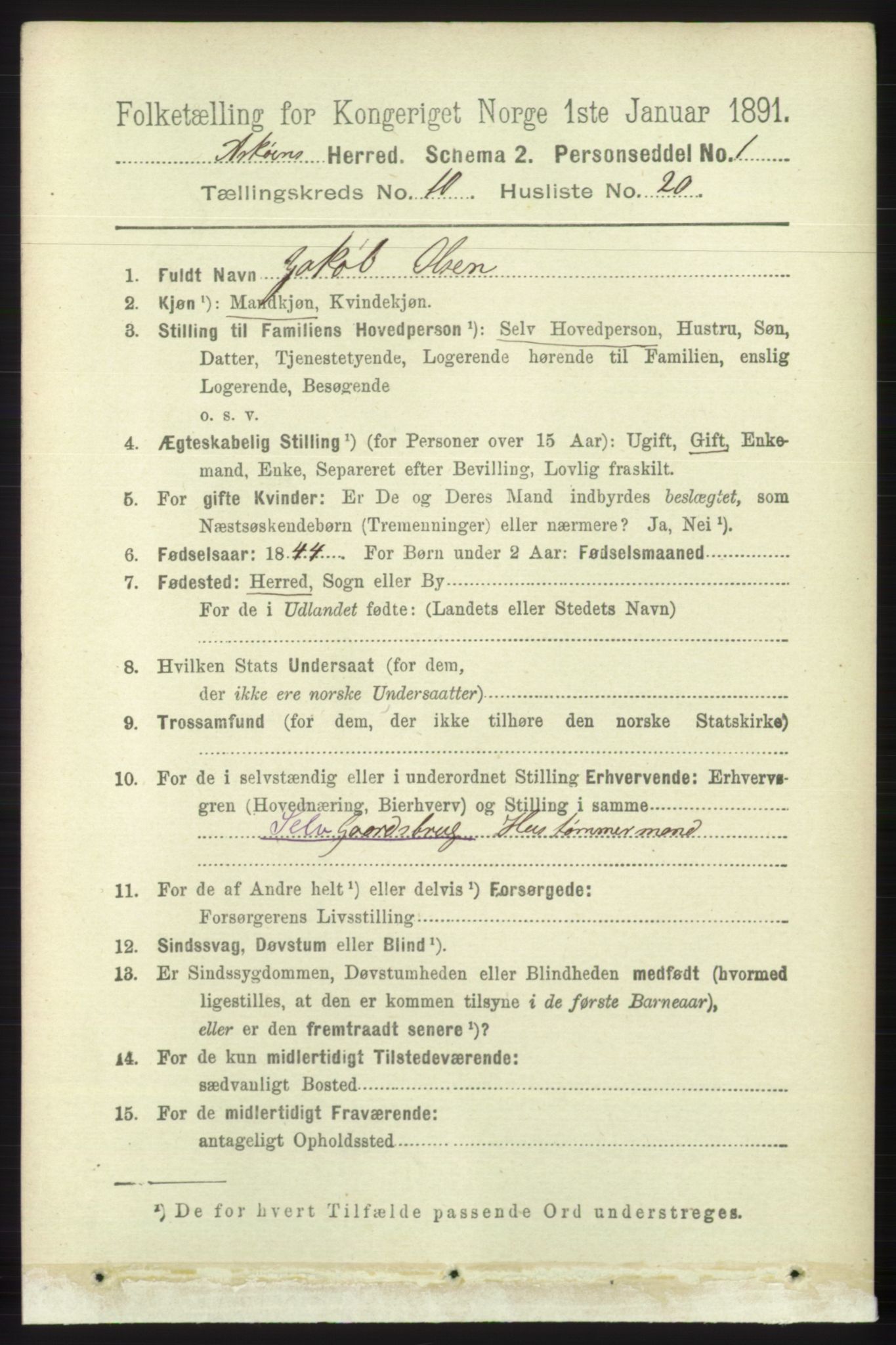 RA, 1891 census for 1247 Askøy, 1891, p. 6516