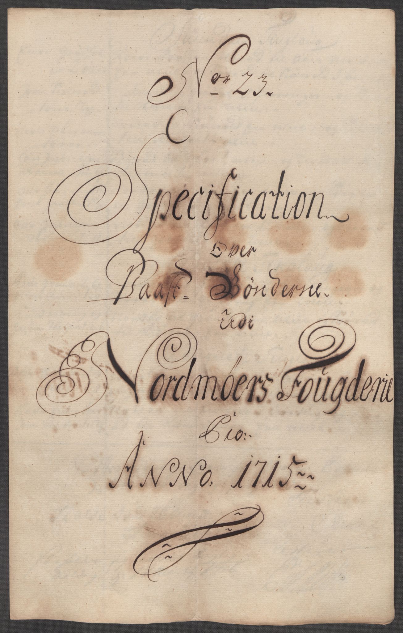 Rentekammeret inntil 1814, Reviderte regnskaper, Fogderegnskap, AV/RA-EA-4092/R56/L3748: Fogderegnskap Nordmøre, 1714-1715, p. 510