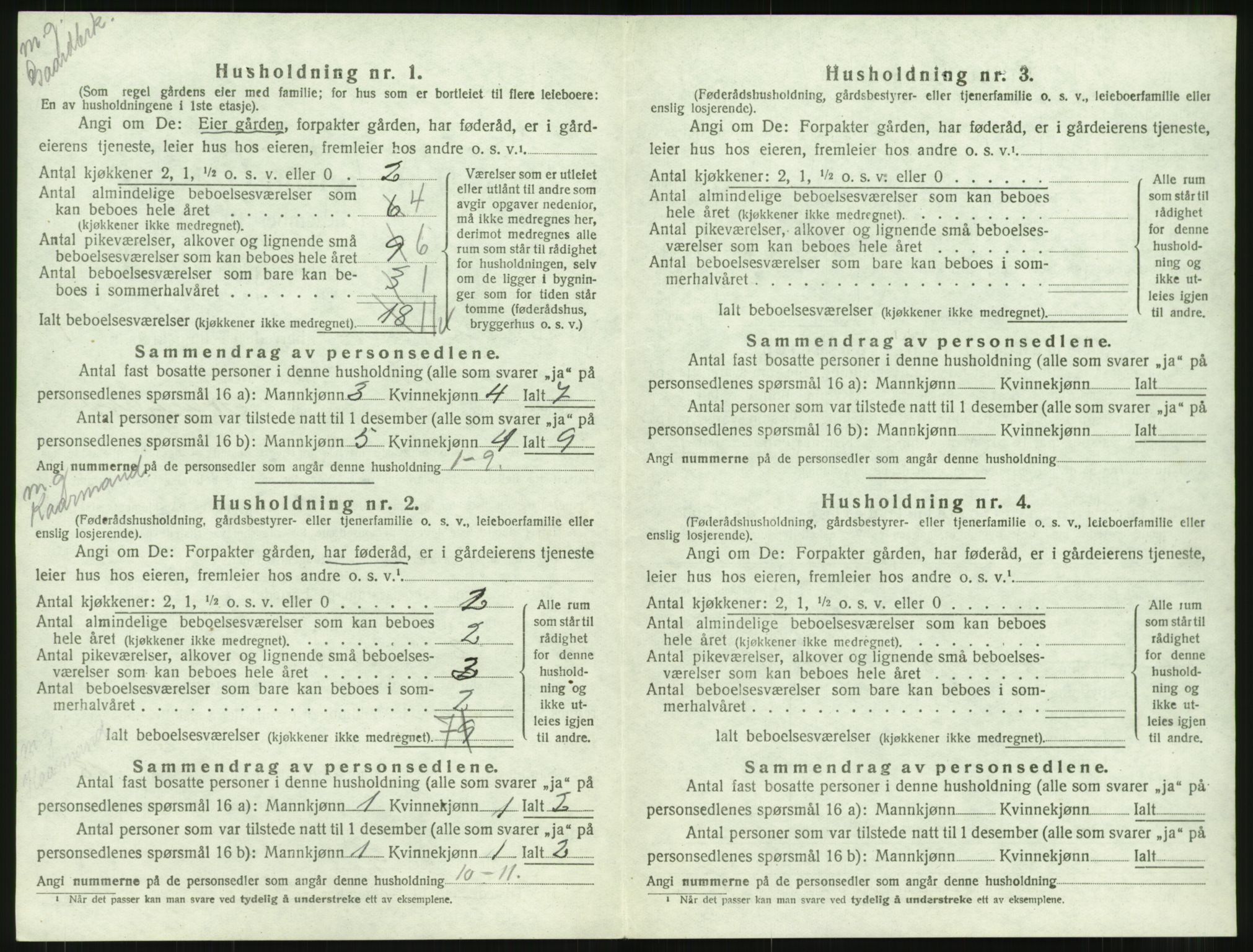 SAT, 1920 census for Åsskard, 1920, p. 42