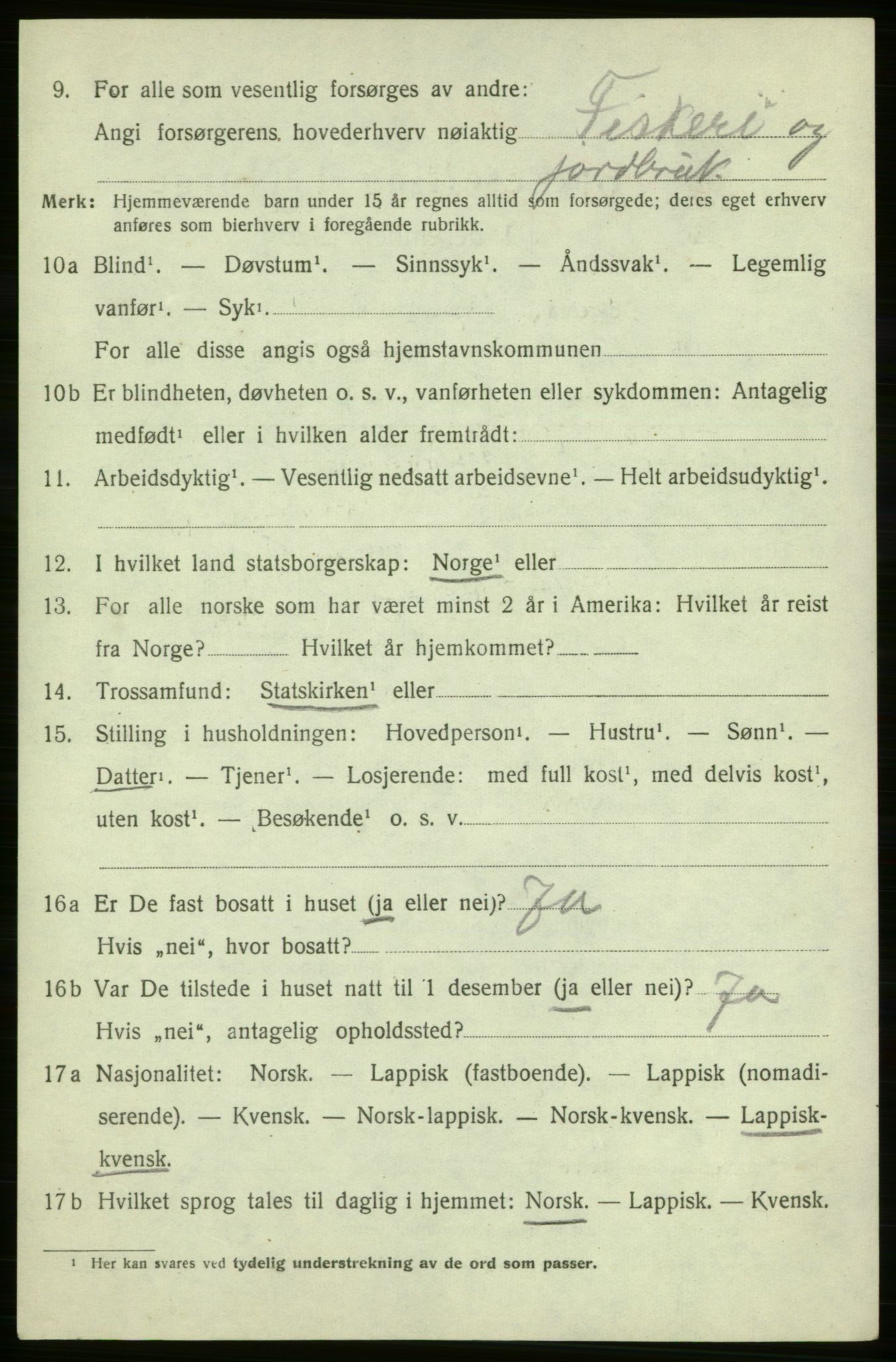 SATØ, 1920 census for Måsøy, 1920, p. 1223