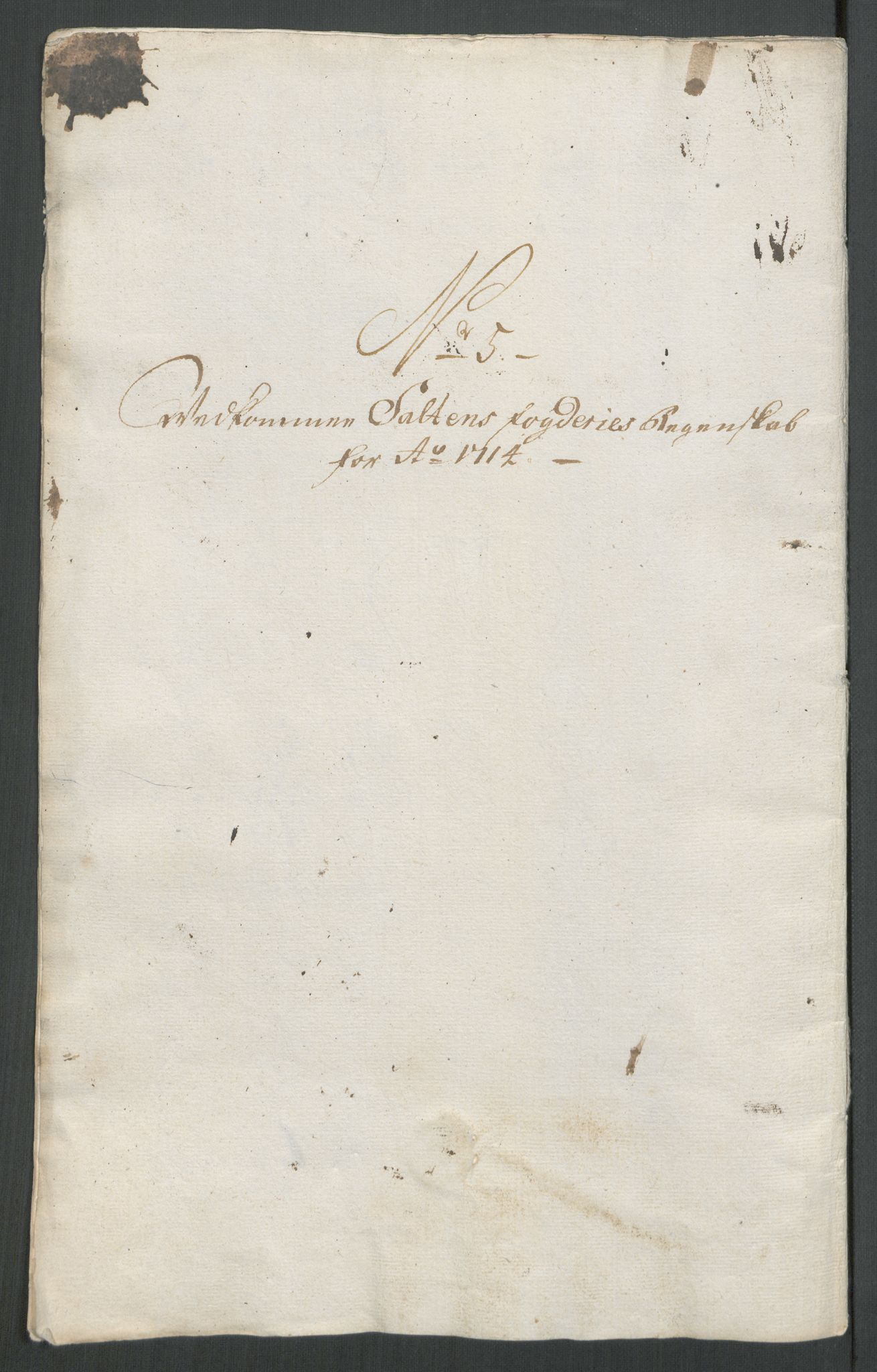 Rentekammeret inntil 1814, Reviderte regnskaper, Fogderegnskap, AV/RA-EA-4092/R66/L4584: Fogderegnskap Salten, 1714, p. 92