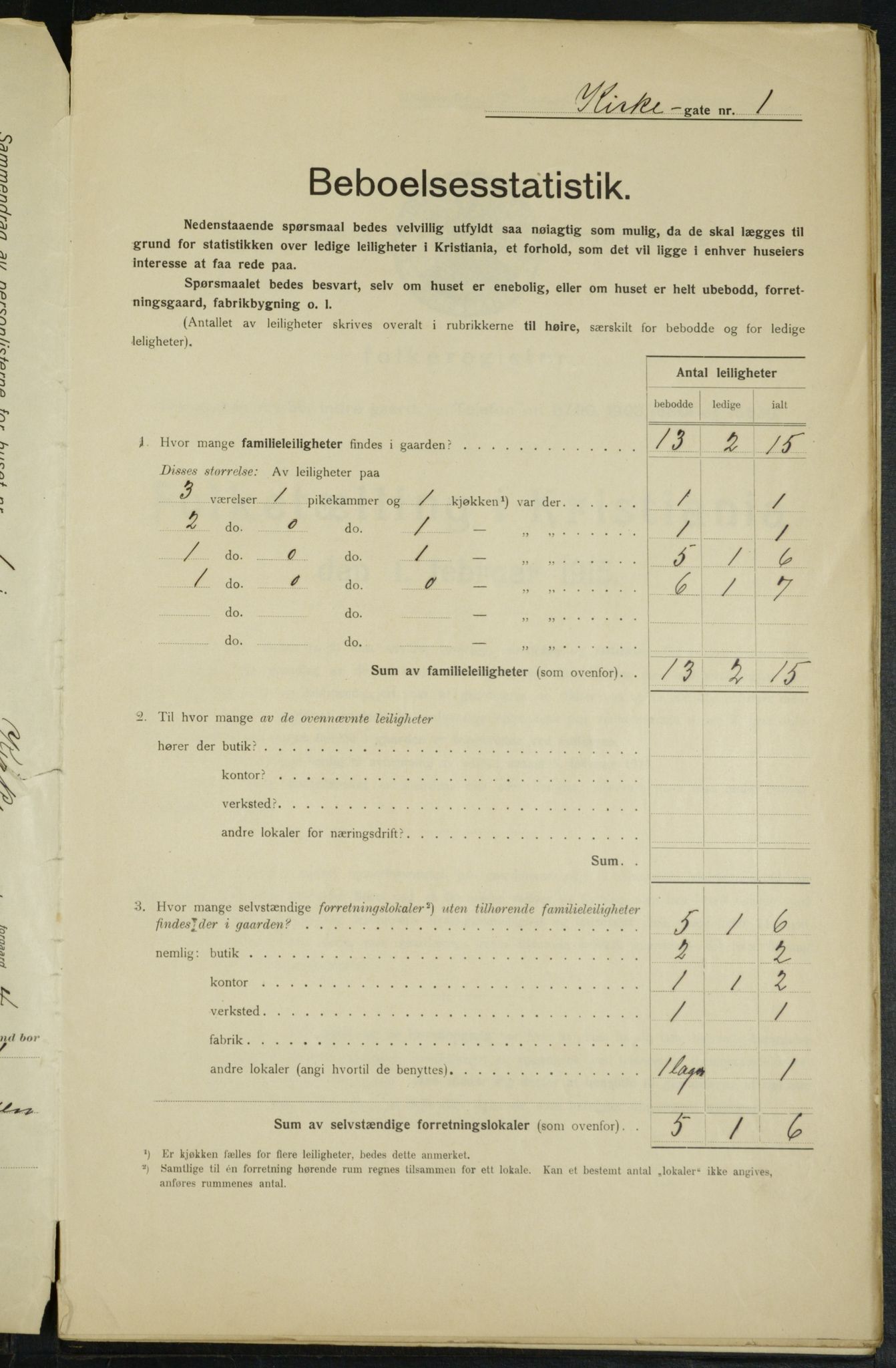 OBA, Municipal Census 1915 for Kristiania, 1915, p. 49272