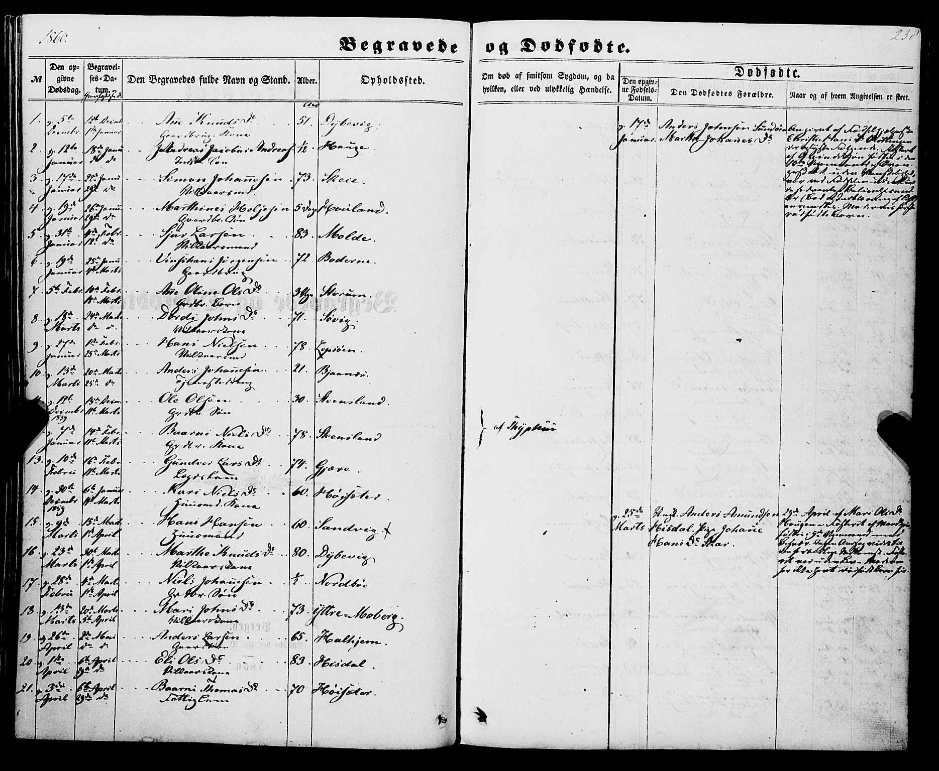 Os sokneprestembete, SAB/A-99929: Parish register (official) no. A 17, 1860-1873, p. 238