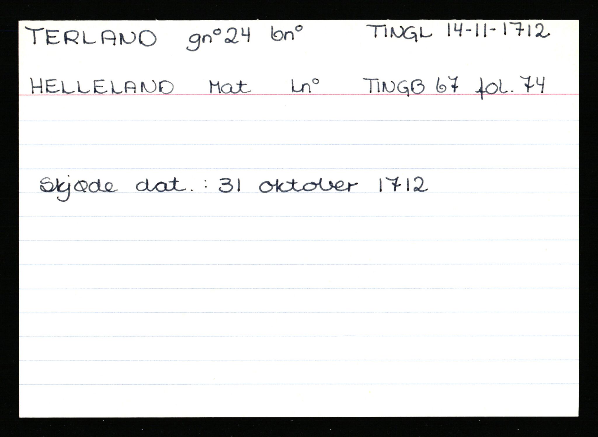 Statsarkivet i Stavanger, AV/SAST-A-101971/03/Y/Ym/L0060: Åstedskort sortert etter gårdsnavn: Tengesdal - Tjørn, 1600-1950, p. 242