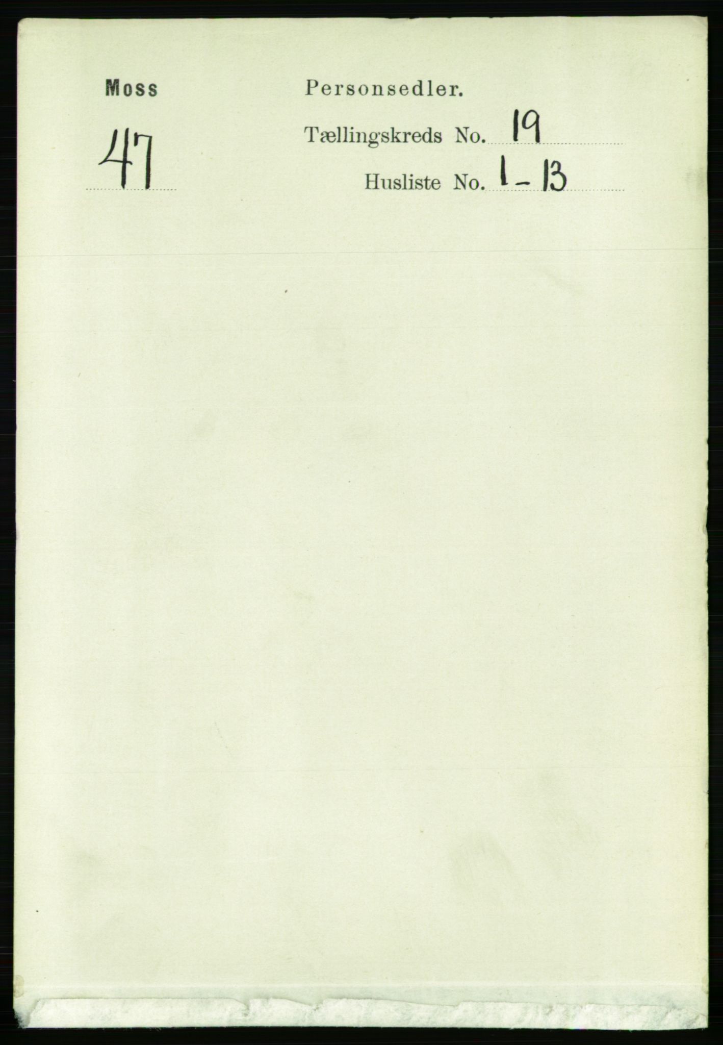 RA, 1891 census for 0104 Moss, 1891, p. 8570