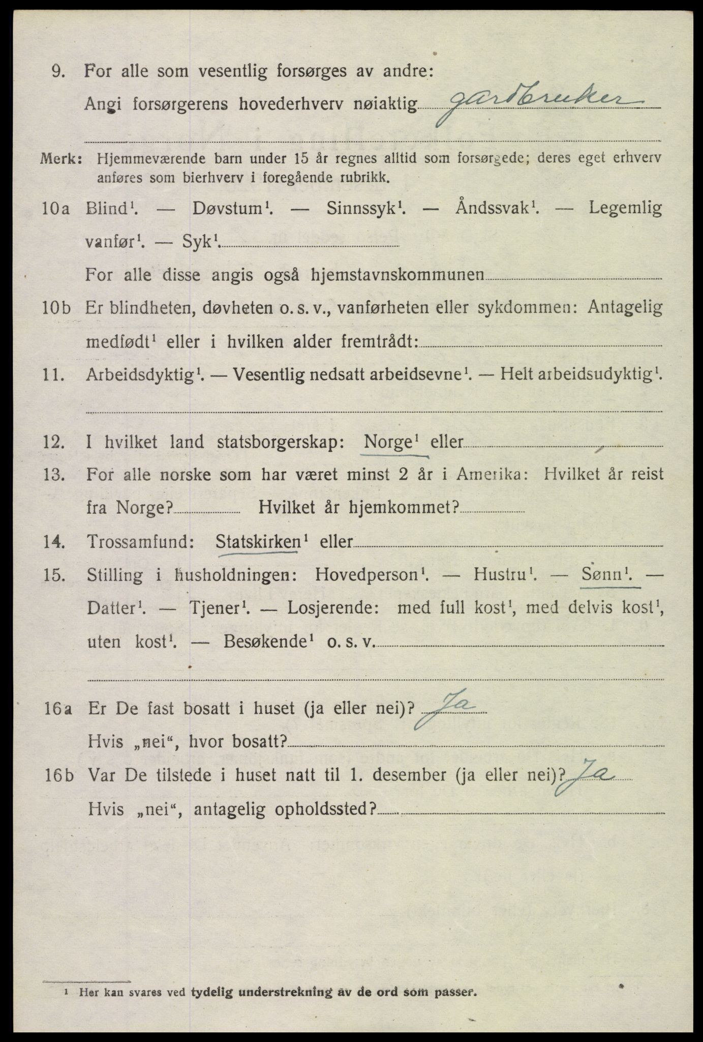 SAH, 1920 census for Sør-Aurdal, 1920, p. 8392