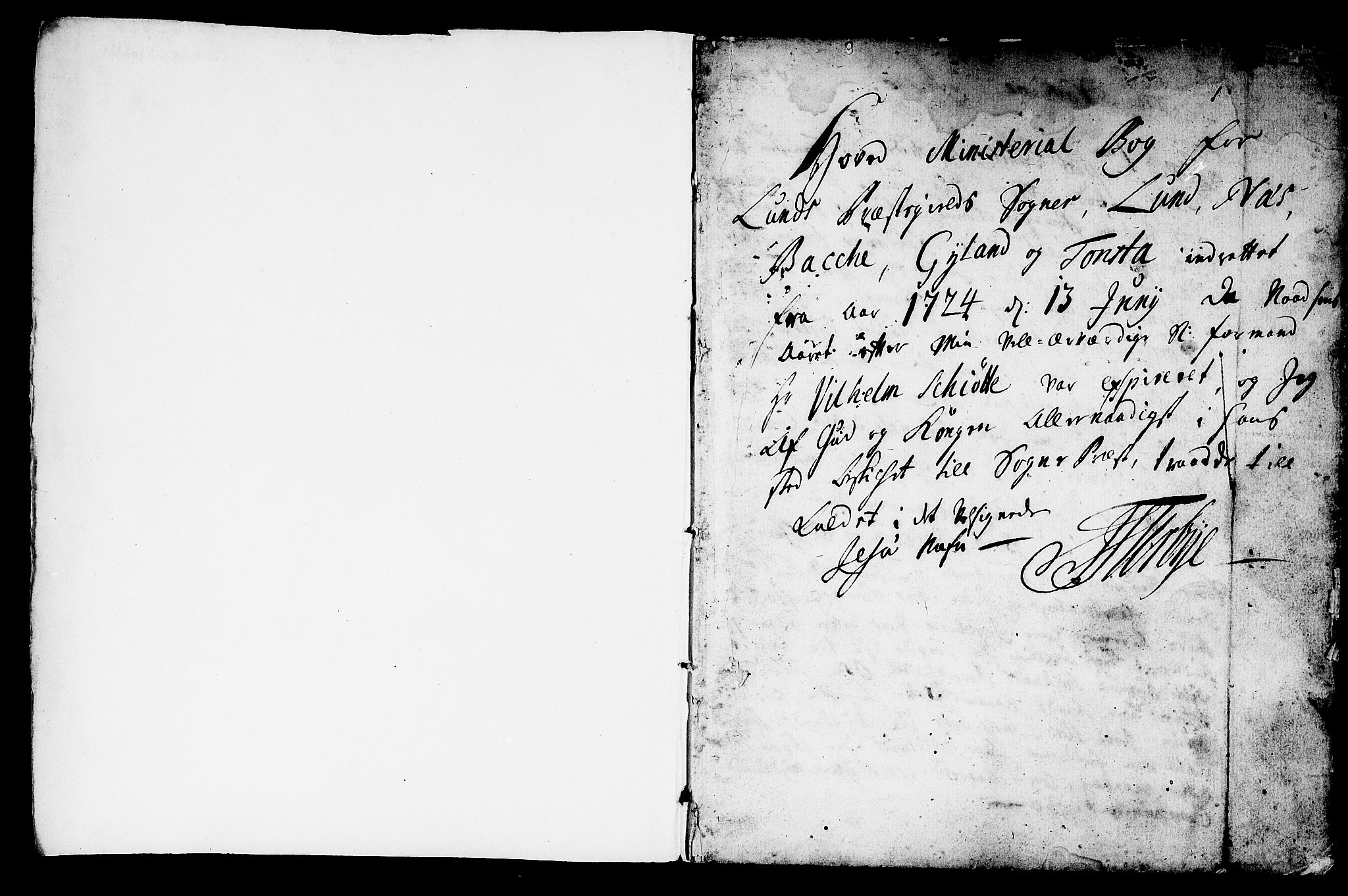 Lund sokneprestkontor, AV/SAST-A-101809/S06/L0001: Parish register (official) no. A 1, 1724-1737