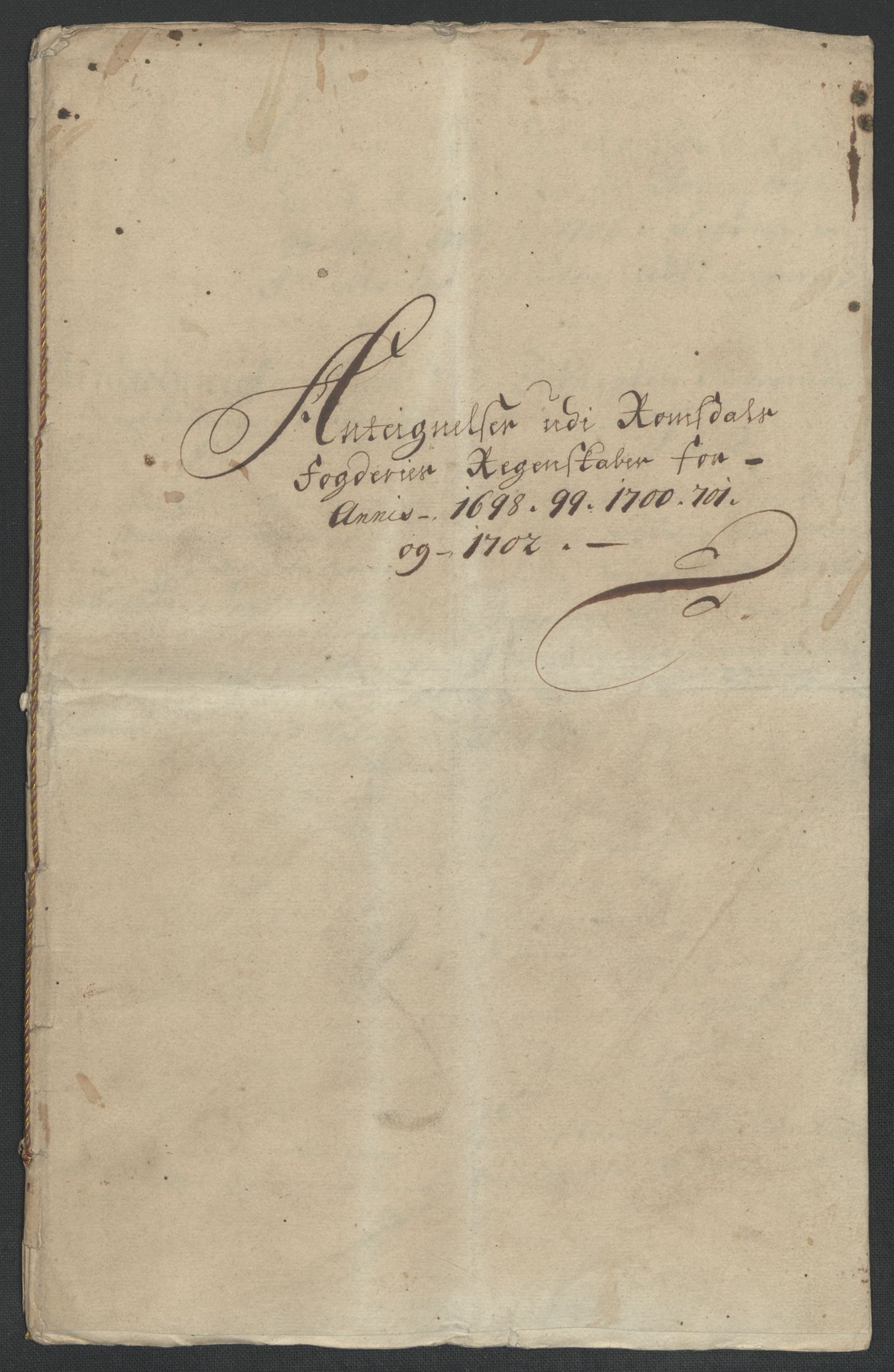 Rentekammeret inntil 1814, Reviderte regnskaper, Fogderegnskap, AV/RA-EA-4092/R55/L3655: Fogderegnskap Romsdal, 1701-1702, p. 345